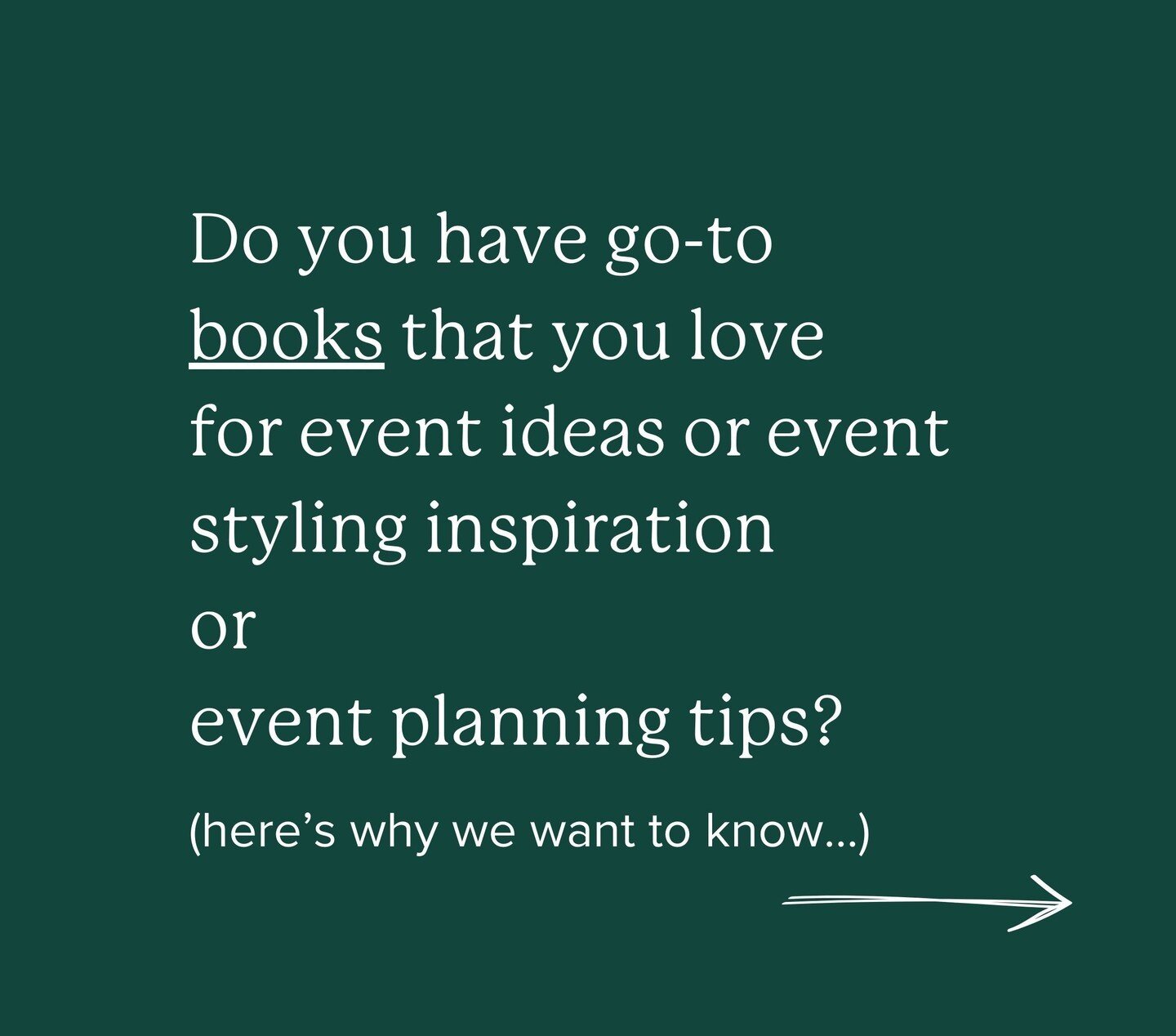 Do you have go-to books that you love for event ideas or event styling inspiration or event planning tips? 

We&rsquo;ve curated a selection of event-related books to inform and inspire our community of event planners and professionals on eventkit.co