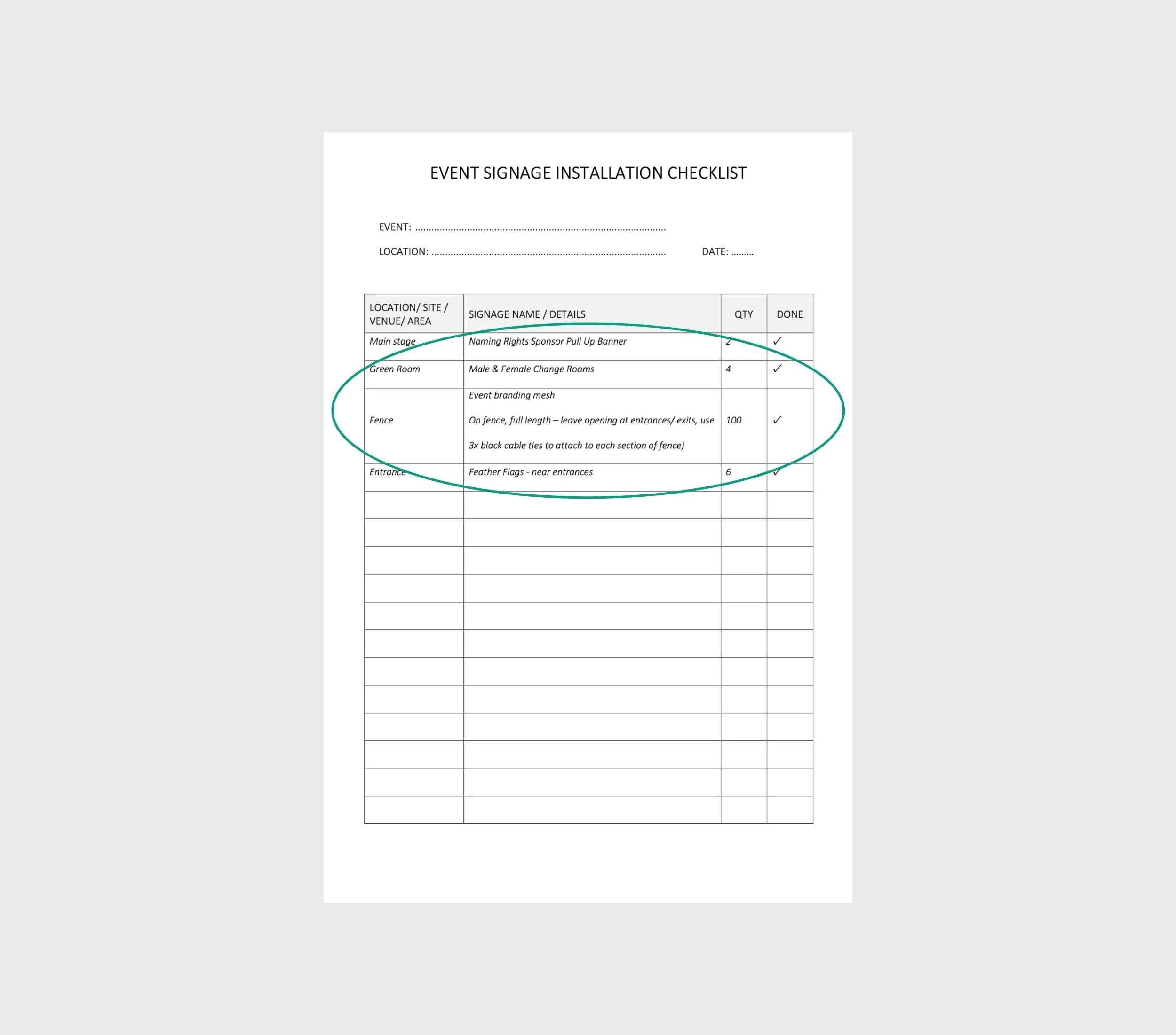 Event Planning Template Manual — Event Kit