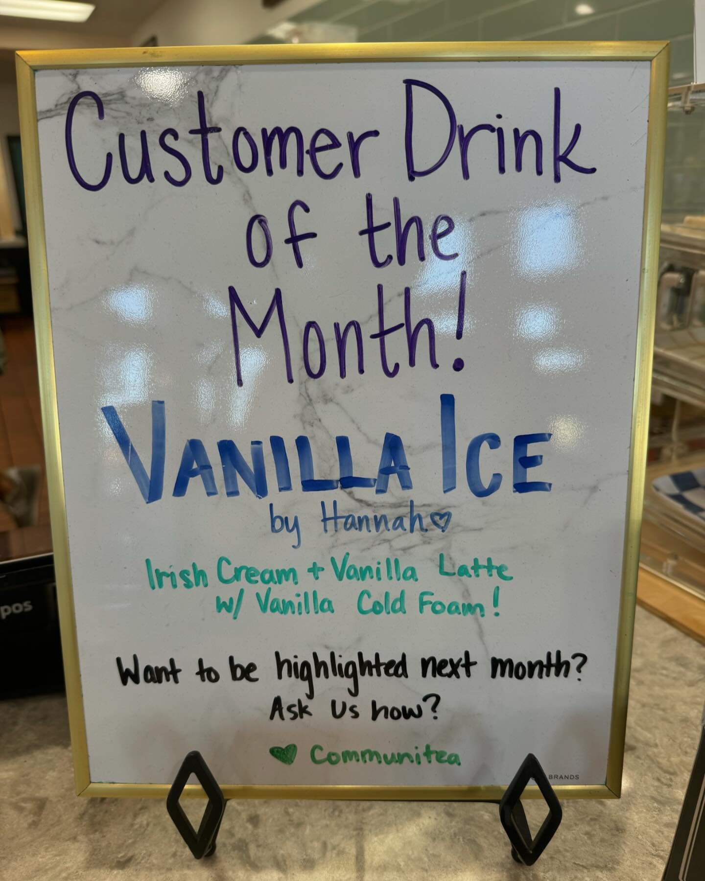 It&rsquo;s gonna be May!!! We need a new drink of the month.
Hannah&rsquo;s Vanilla Ice was bomb but it&rsquo;s time for something new. We have a few in the running but wonder what you have up your sleeve! What&rsquo;s your favorite drink or a drink 