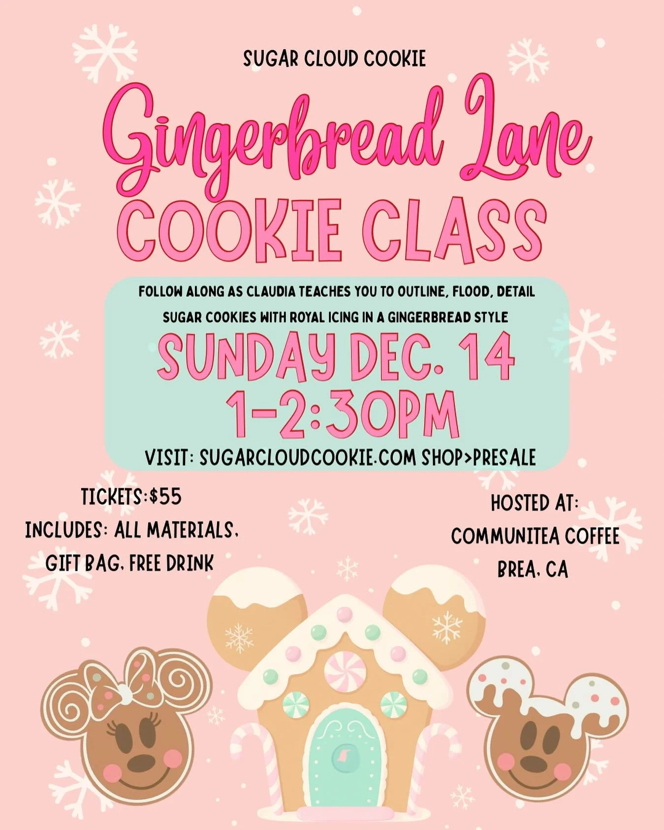 SOLD OUT: Cookie Decorating Workshop