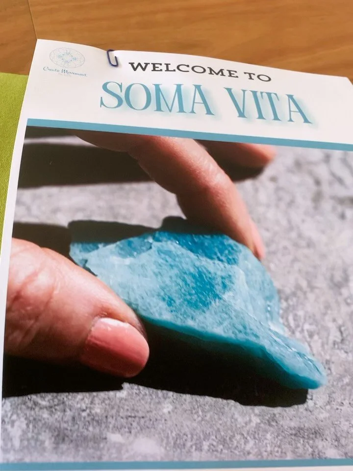 🧘🏻&zwj;♀️Inwardness and tapping into inner silence are at the heart of the SOMA VITA practice. This journey begins with slow, mindful somatic movement, followed by activities such as Potpourri Creation, Moon Water preparation, and crafting with her