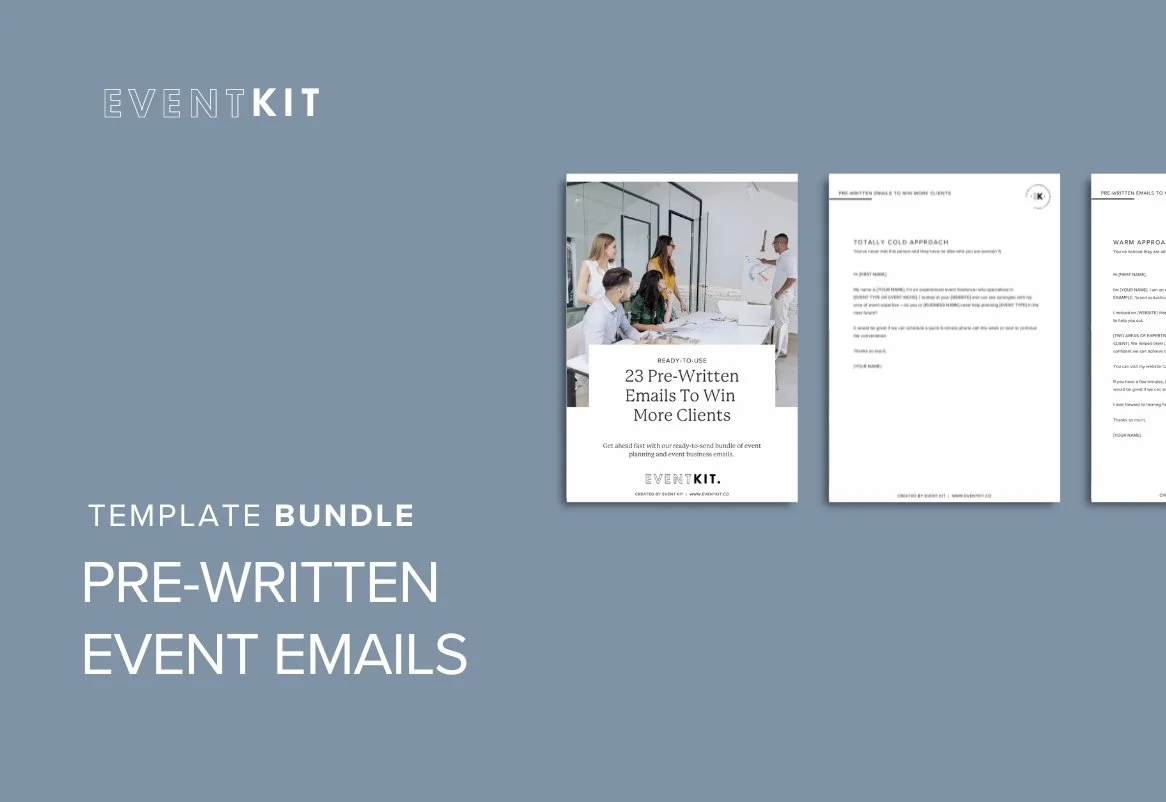 Event Kit Premium Event Planning Emails Template Bundle Event Kit Premium Event Planning Emails Template Bundle
