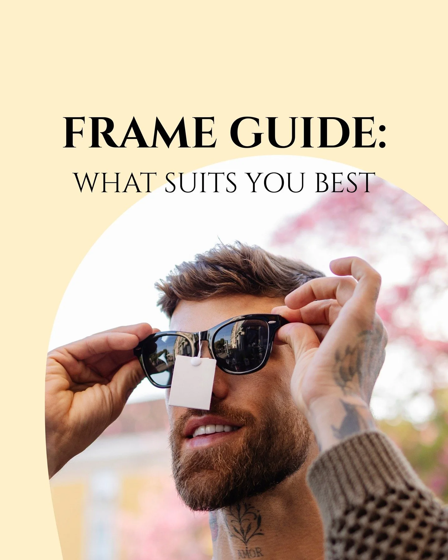 Not sure which frames suit your face best? 👓
This quick guide will help you find shapes that flatter you.

But remember: most faces don&rsquo;t fit neatly into 5 classic shapes.
Think of these tips as a guide, not a formula &mdash; because what real