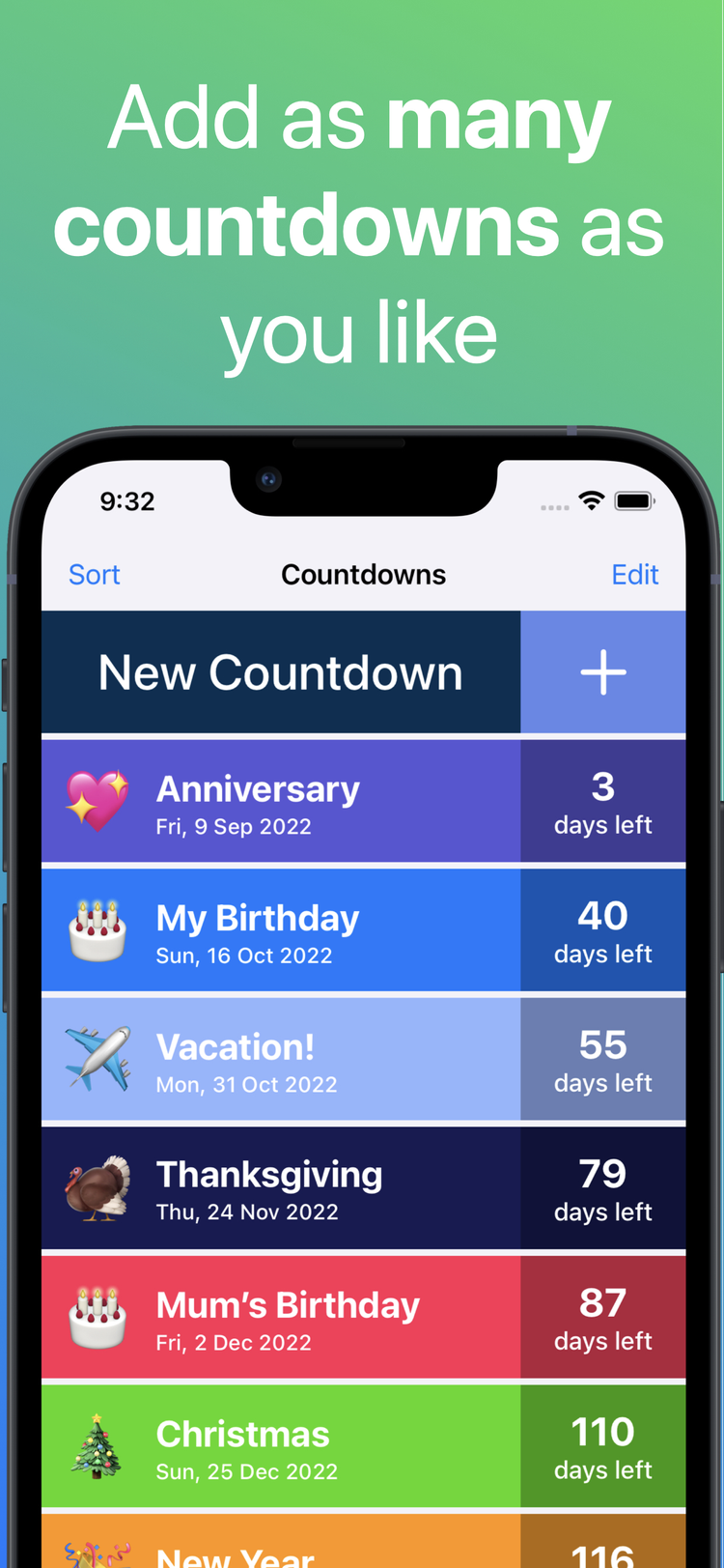 Countdown App — Find Appiness