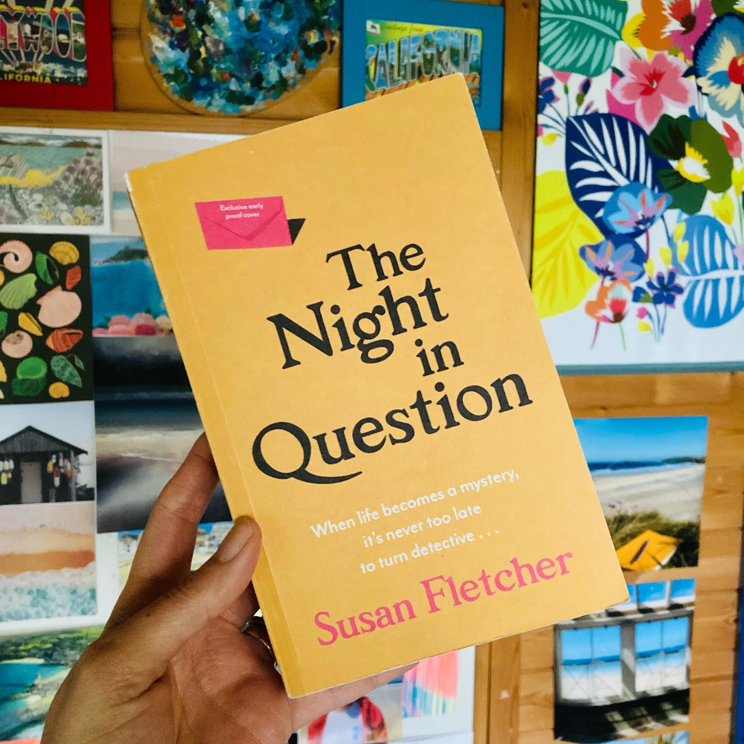 Happy happy pub day to the wonderful @sfletcherauthor for The Night in Question (snapped here in proof form) 🎉 This utterly gorgeous novel is out today and if you want your heart lifted, your emotions stirred, a thoroughly intriguing mystery to wrap