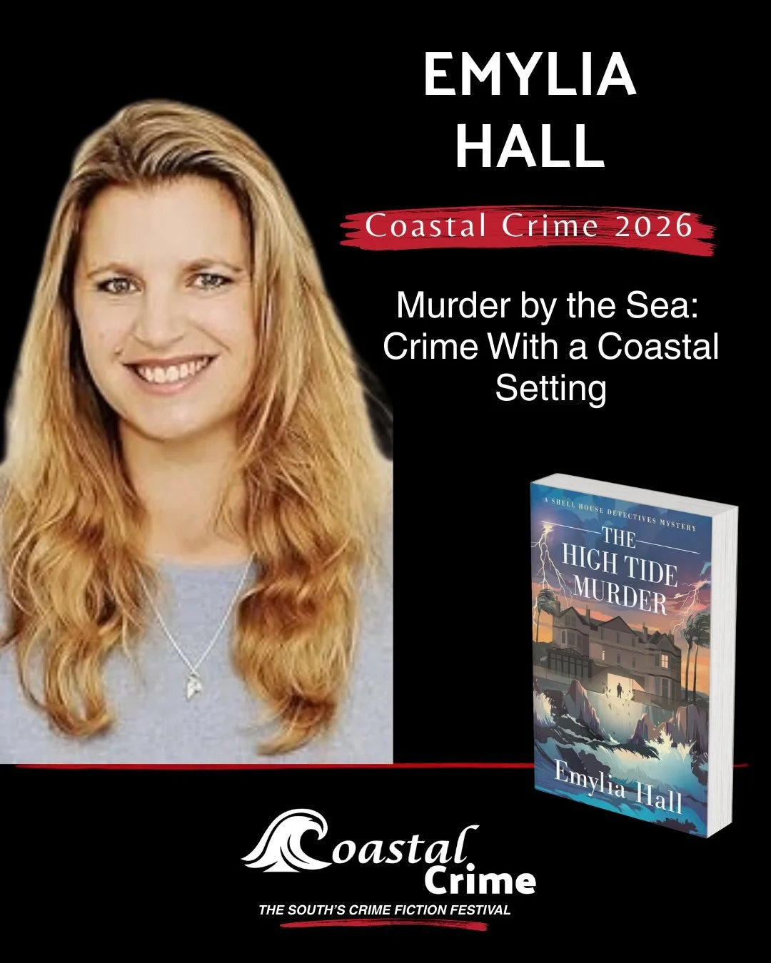 Very excited to be heading to Southampton in September to take part in @coastalcrime along with a stellar line-up of authors 🌊 I&rsquo;ll be talking &lsquo;Murder by the Sea&rsquo; (hurrah! Quite my favourite topic&hellip; 🔪 🌊) with the excellent 