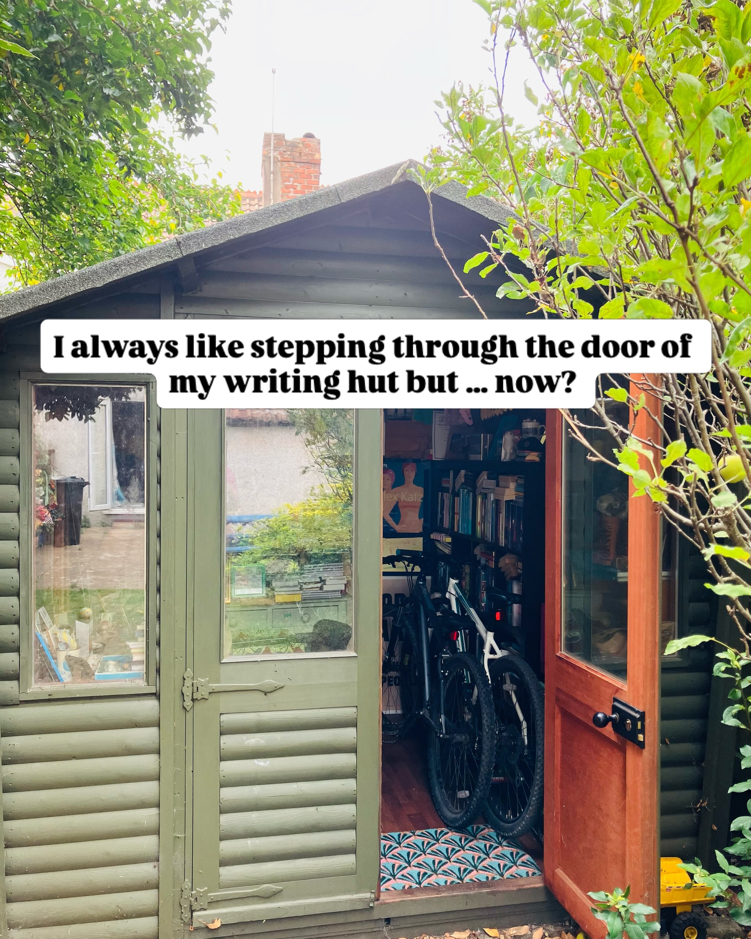I&rsquo;ve been writing all through the summer in here but a little glow up for &lsquo;back to school&rsquo; doesn&rsquo;t hurt &hellip; 👣💗🩵

#sheshedstyle #sheshed #writinglife #authorsofinstagram #creativelifehappylife