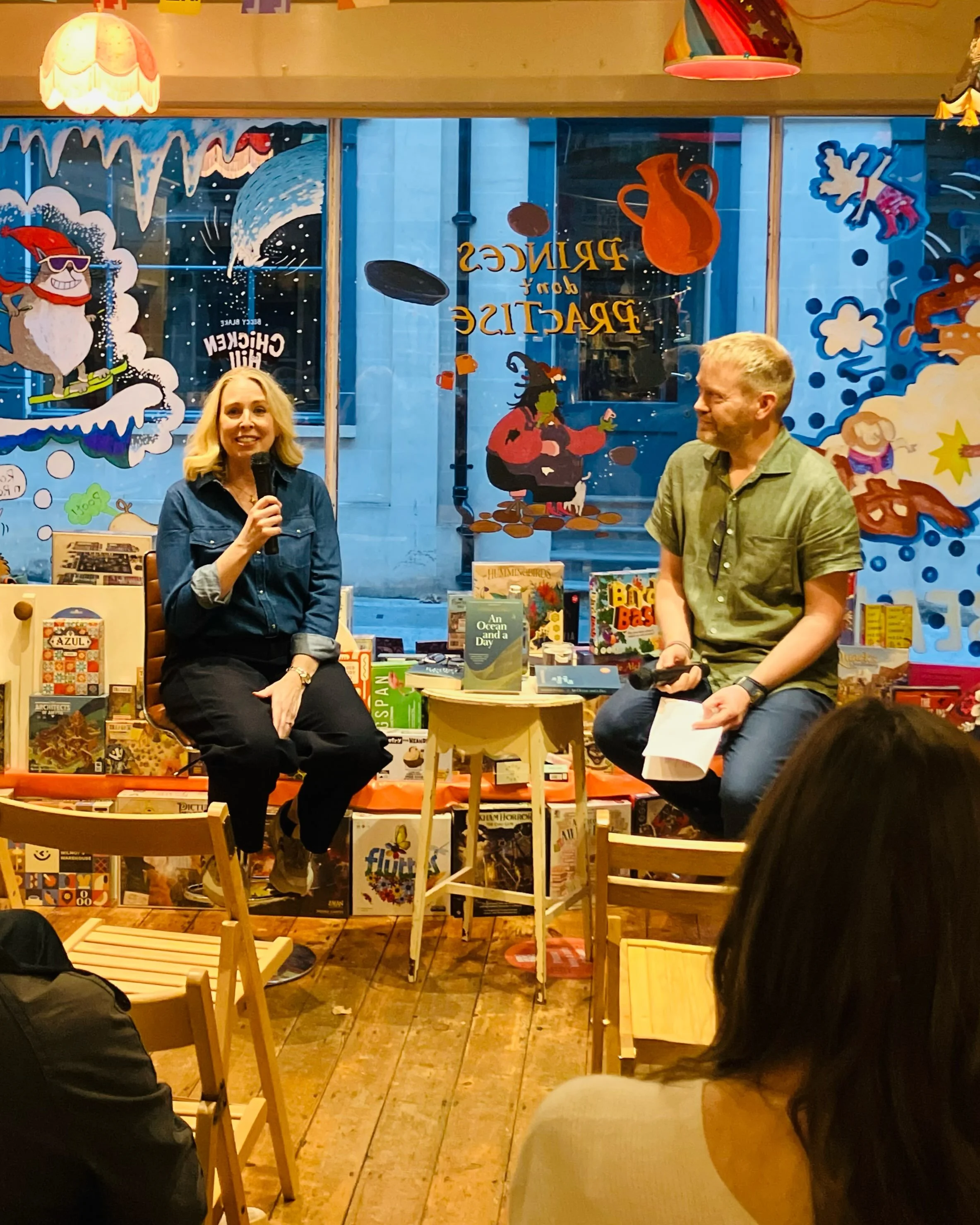An incredibly special night with @hannahrichell at @mrbsemporium for An Ocean and a Day - simply one of the most beautiful, heartbreaking memoirs you will ever read. It is a book for anyone who has loved and lost, or simply wants a reminder of what l