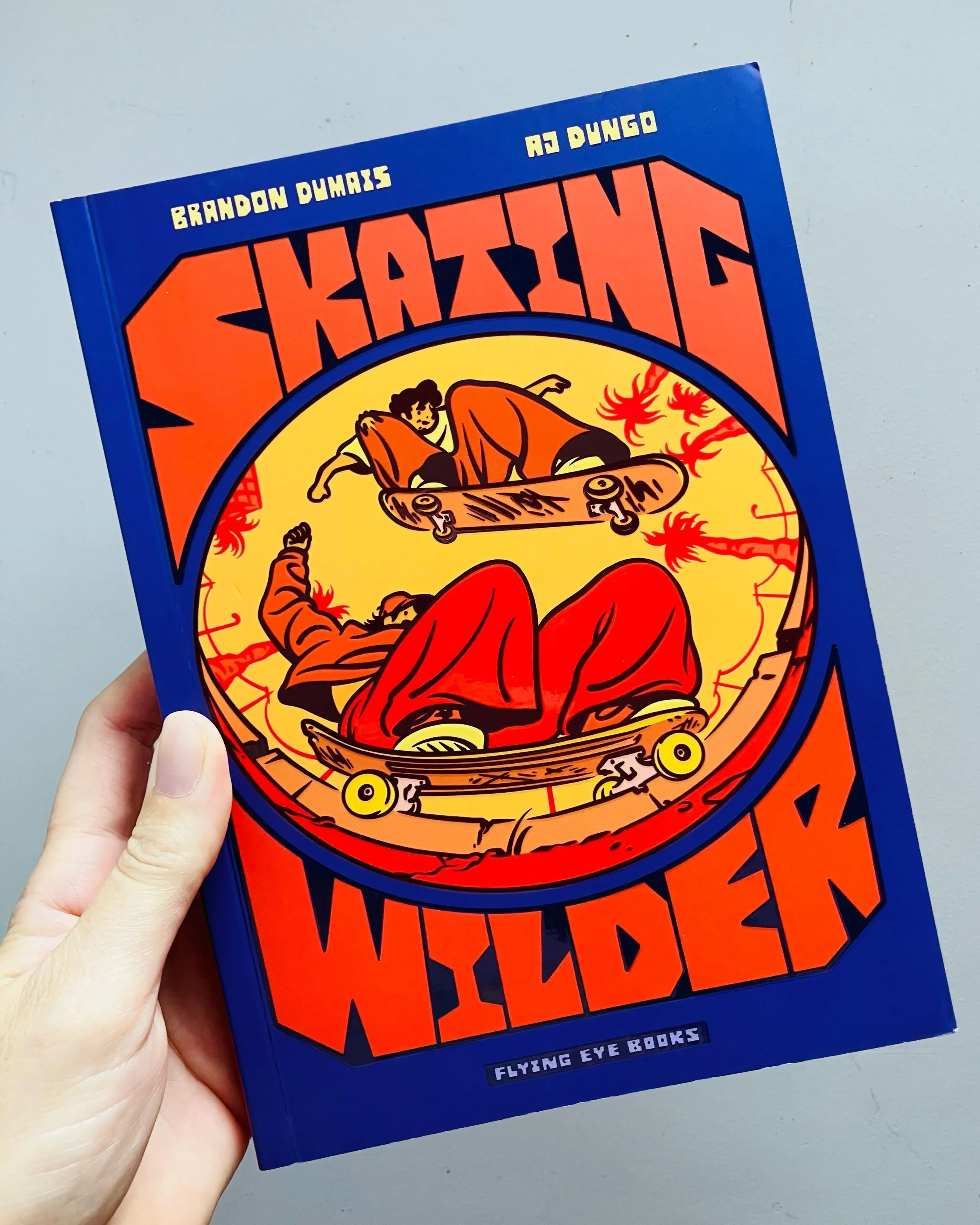 Despite being married to a comic book writer, and having a comics mad son, I just bought my first ever graphic novel for MYSELF 💝 SKATING WILDER is a history of skateboarding that&rsquo;s chock full of heart and soul, and a total feast of words and 