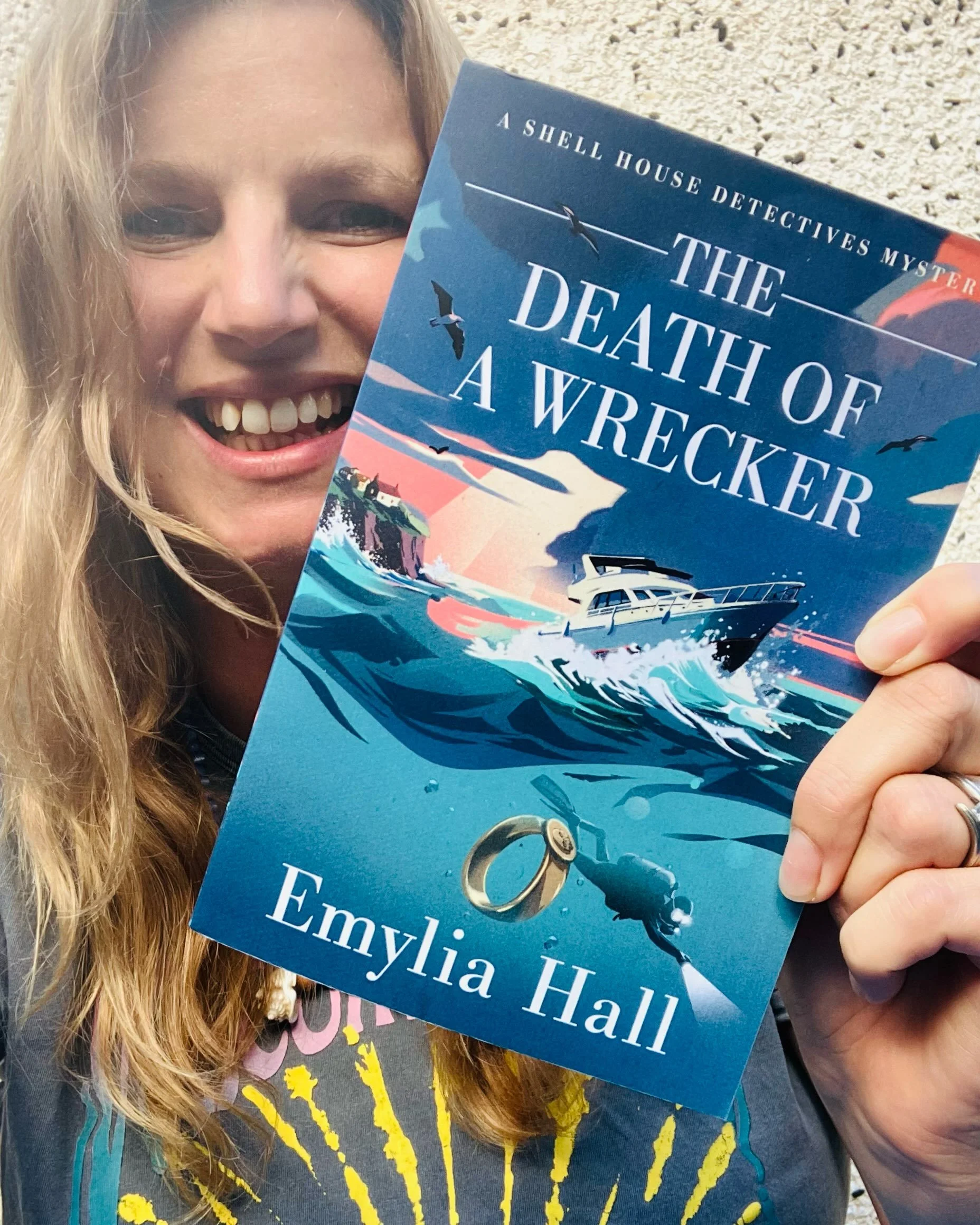 A reminder that you can get your hands on a signed pre-order of THE DEATH OF A WRECKER (out in just over two weeks!) via the wonderful @storysmithbooks - my favourite neighbour bookstore 🩵🐚📚 No matter where you live in the UK - or the world - they
