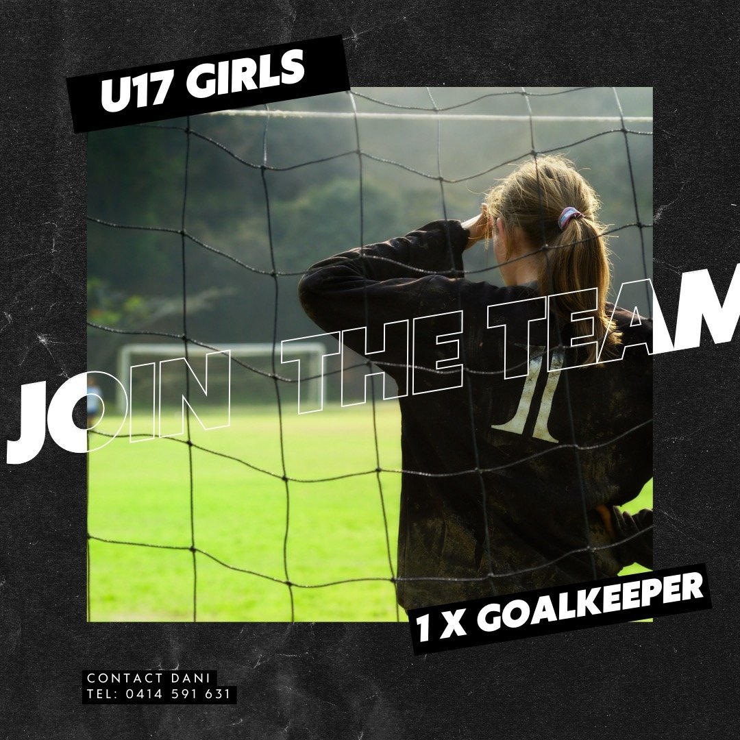 U17 Girls Team 🥅

Our U17 girls are looking for a fabulous goalie to join the team! Is that you?

You will be joining a fab, fun and friendly group of girls that are very welcoming, not to mention a fantastic coach looking after you!

If you&rsquo;r