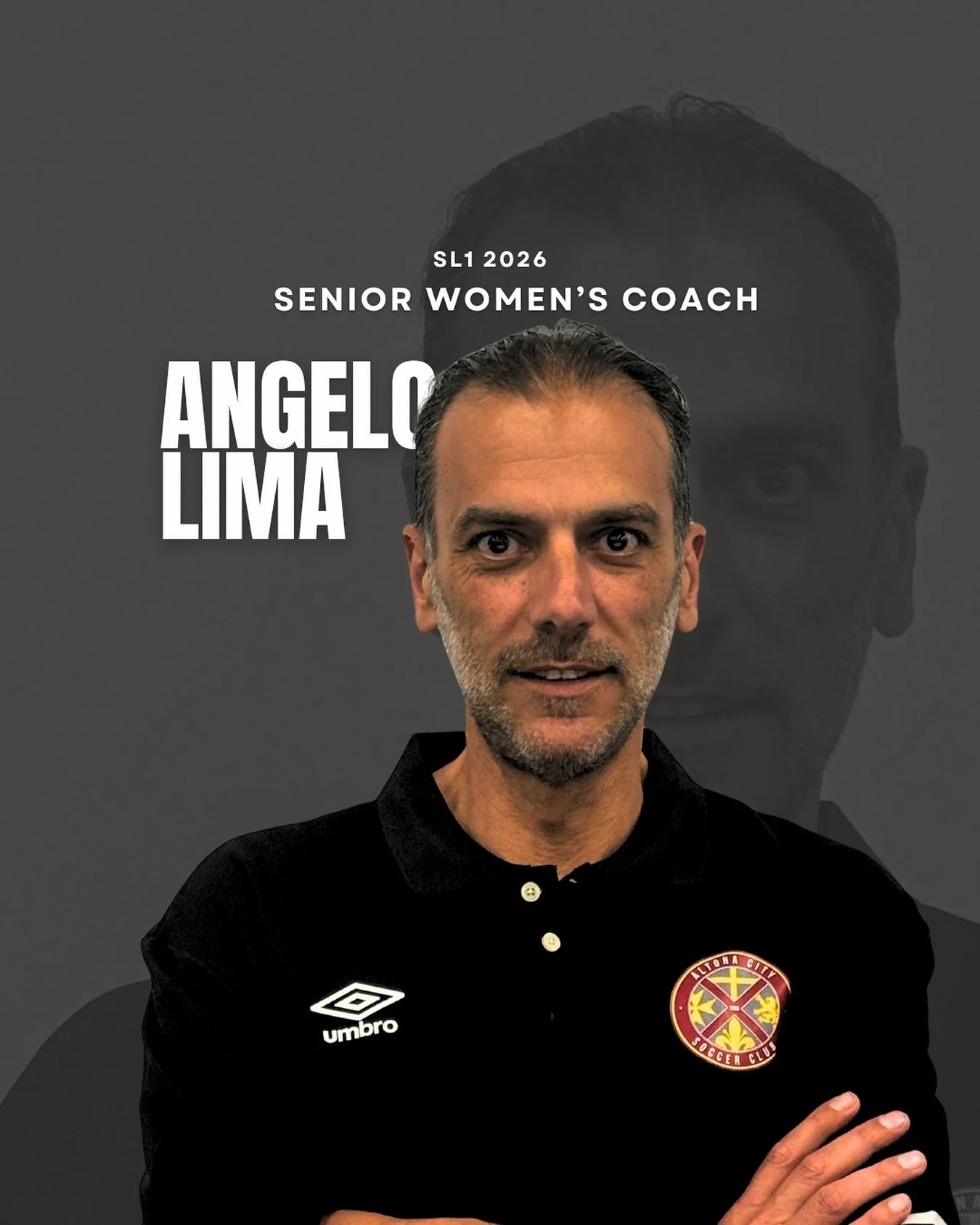 Altona City Soccer Club is proud to announce the appointment of Angelo Lima as our new Senior Women&rsquo;s Head Coach.

Angelo brings a wealth of experience to the role, with over 25 years of playing experience, 12 years coaching female footballers 