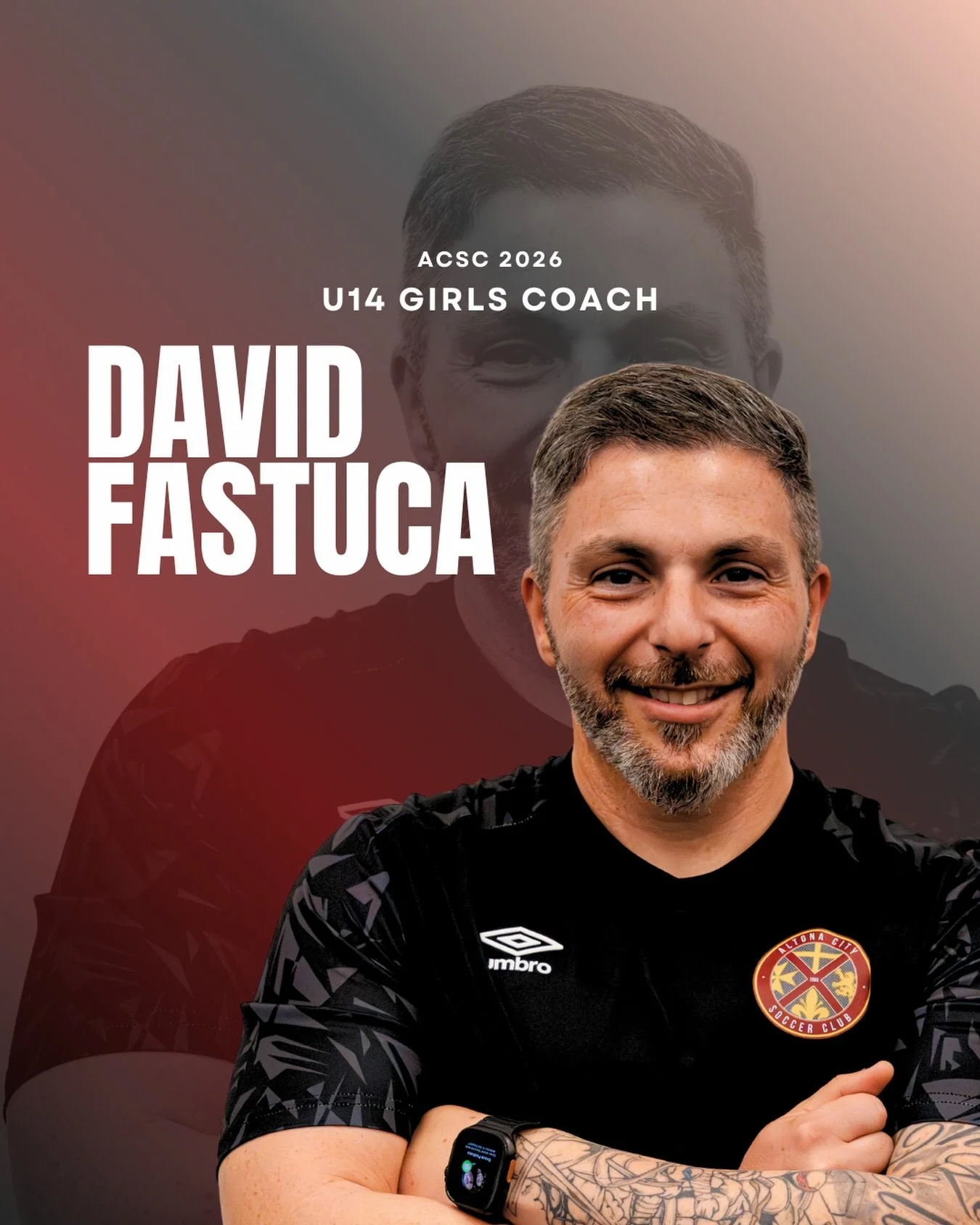 We&rsquo;re happy to announce that David Fastuca (undergoing his B Diploma) will be continuing on within our U14 Girls squad for the 2026 season.

Dave will guide the squad, the majority retained from last year&rsquo;s U13s CPL squad, as they transit