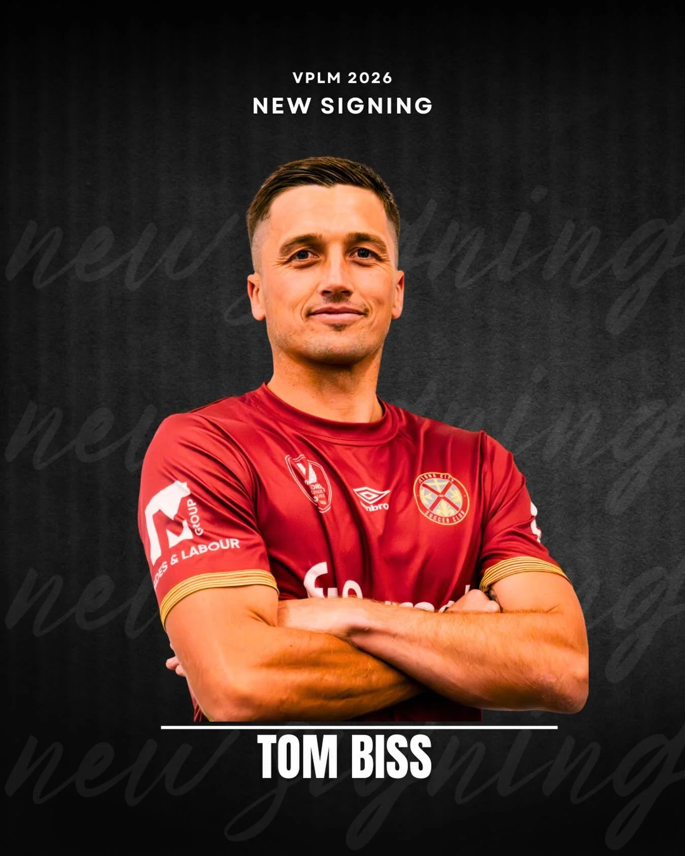 Altona City is excited to announce Tom Biss as a new signing for the 2026 season.

Well known for his talent on the pitch, Tom brings quality, energy, and excitement to the squad.

We&rsquo;re looking forward to watching and supporting him as he pull