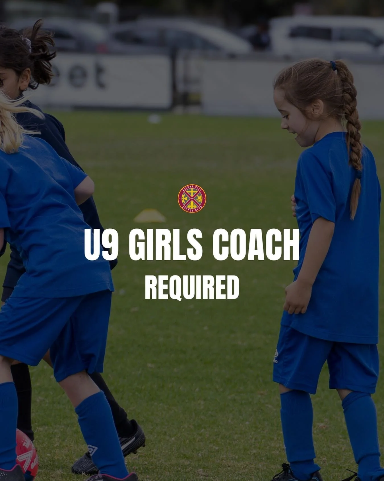 ⚽️ COACH WANTED &ndash; U9 GIRLS ⚽️

Altona City is currently looking for an enthusiastic and passionate coach to lead our Under 9 Girls team.

This is a fantastic opportunity to support young players, help develop their skills, and be part of a welc