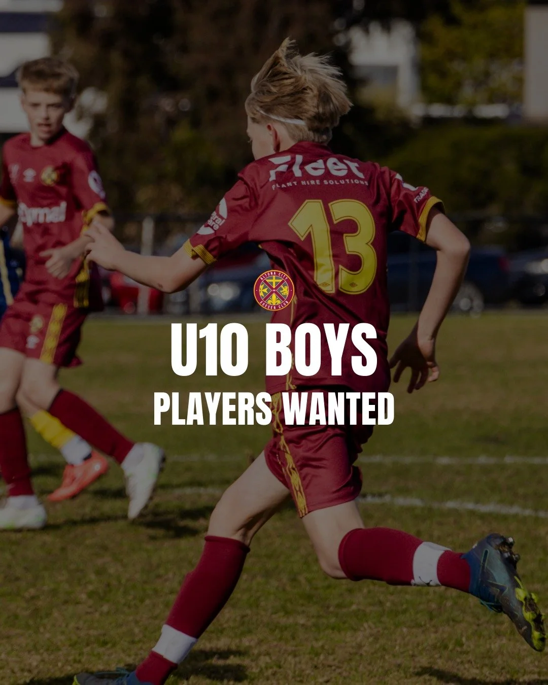 🔴🟡U10 BOYS &ndash; PLAYERS WANTED! 🟡🔴

Altona City is on the lookout for U10 Boys to join our club for the season ahead!

If your child is passionate about soccer, eager to learn, and wants to be part of a supportive and community-driven club, we
