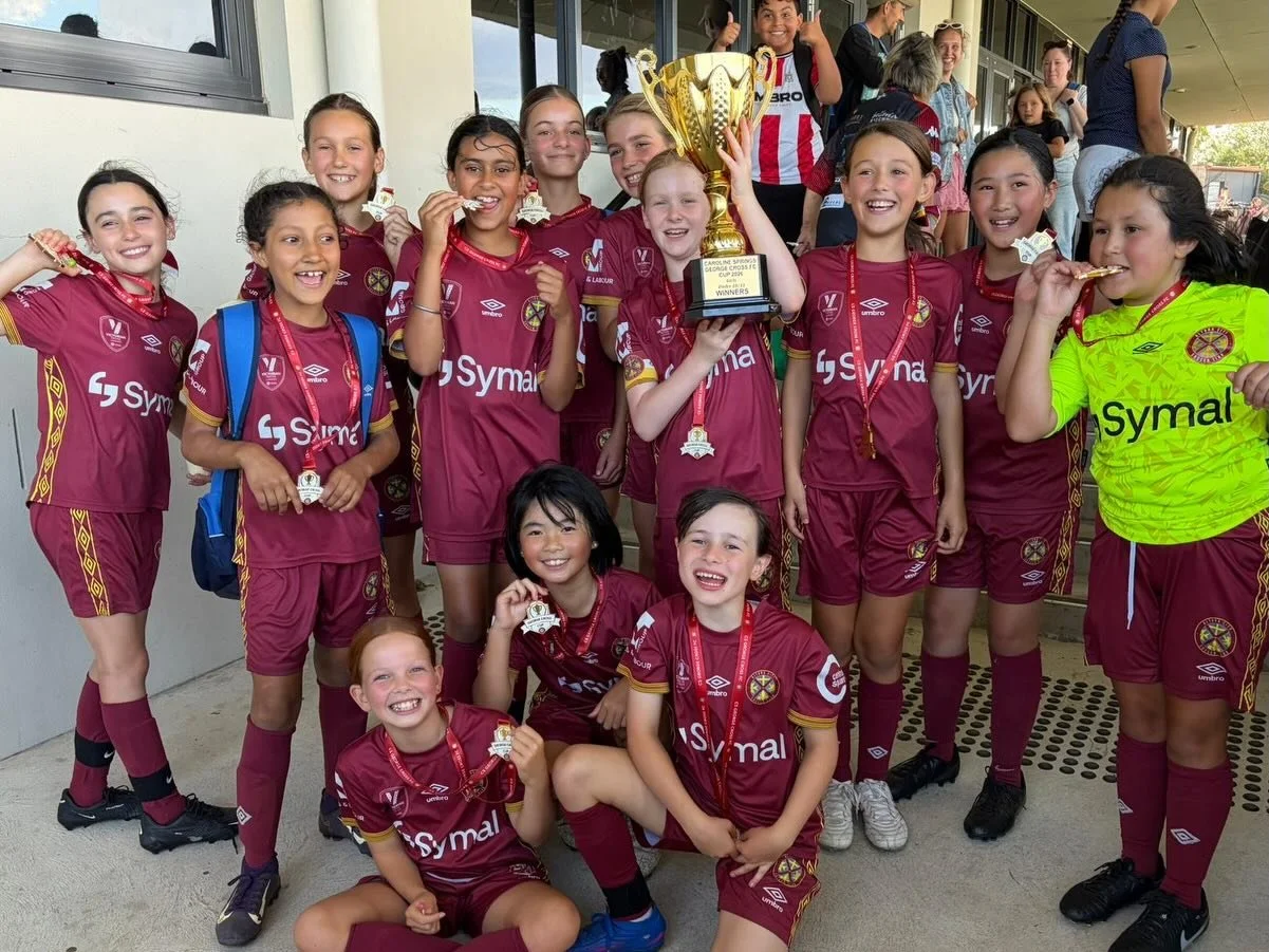 🏆 Champions! 🏆

Over the weekend, our U11 Girls proudly represented Altona City in the George Cross Cup, competing across three big days of football.

The girls showed incredible determination, teamwork and spirit throughout the tournament, finishi
