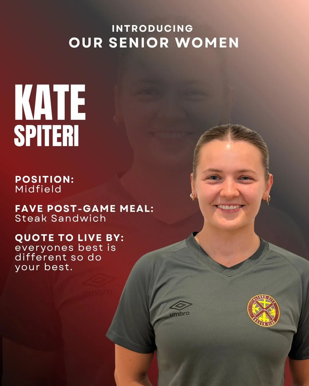 ⚽️ Meet Your Senior Women | Part 2 ⚽️

And now&hellip; the rest of the squad!

Part 2 brings you the final group of players who will proudly represent Altona City in the 2026 season.

This team isn&rsquo;t just ready, they&rsquo;re determined. Built 