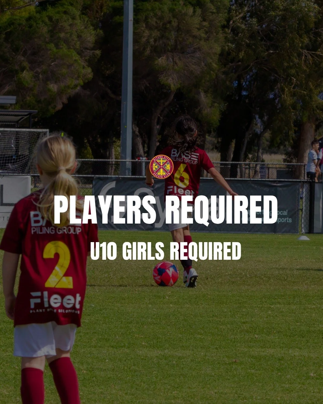 ⚽️ U10 GIRLS &ndash; PLAYERS WANTED ⚽️

Altona City Soccer Club is calling all young girls ready to get involved in the game! 

We&rsquo;re now looking for girls of all skills levels to join our U10 Girls team.

Whether you&rsquo;re new to football o