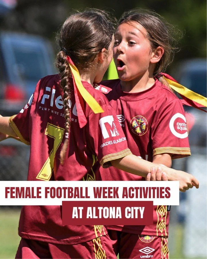 Female Football week is coming up (Friday 8th - Sunday 17th May). To celebrate, we&rsquo;re putting on a complimentary sausage sizzle for all our female teams on Monday 11 May from 6pm.

At 6:45pm, our senior women&rsquo;s captain Hannah will be in t