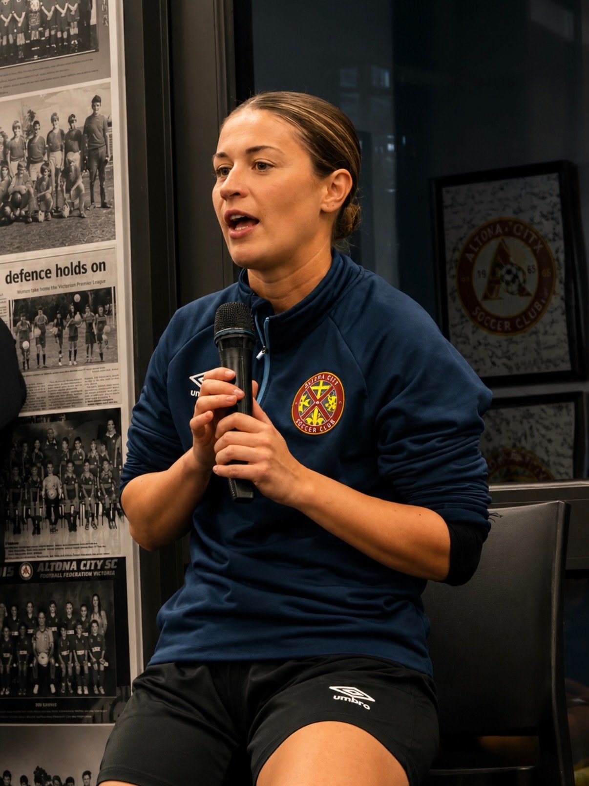 We had such a great evening celebrating Female Football Week at Altona City.

A huge thank you to our Senior Women&rsquo;s captain Hannah, who had the girls completely engaged as she spoke about her football journey, how she got started, where the ga