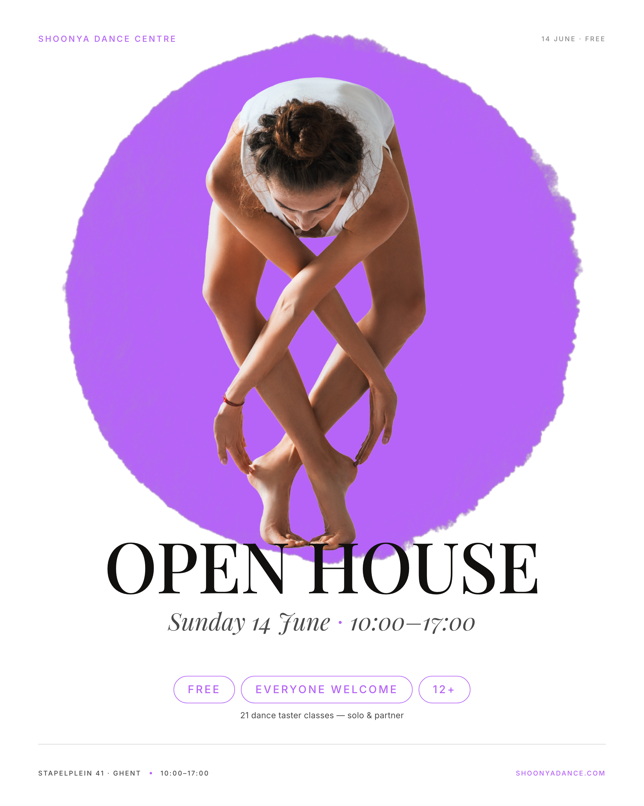 Shoonya Opendeurdag | Gratis Dans Proeflessen