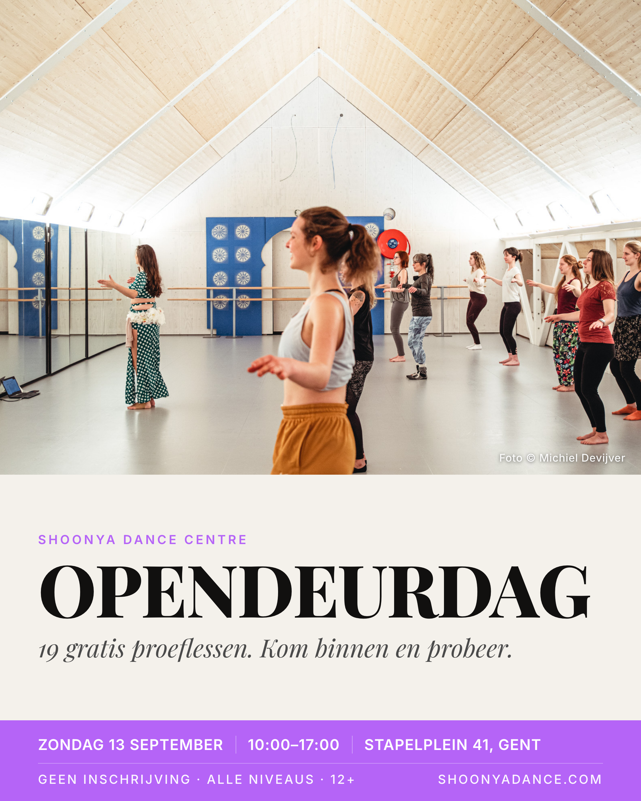 Shoonya Opendeurdag | Gratis Dans Proeflessen
