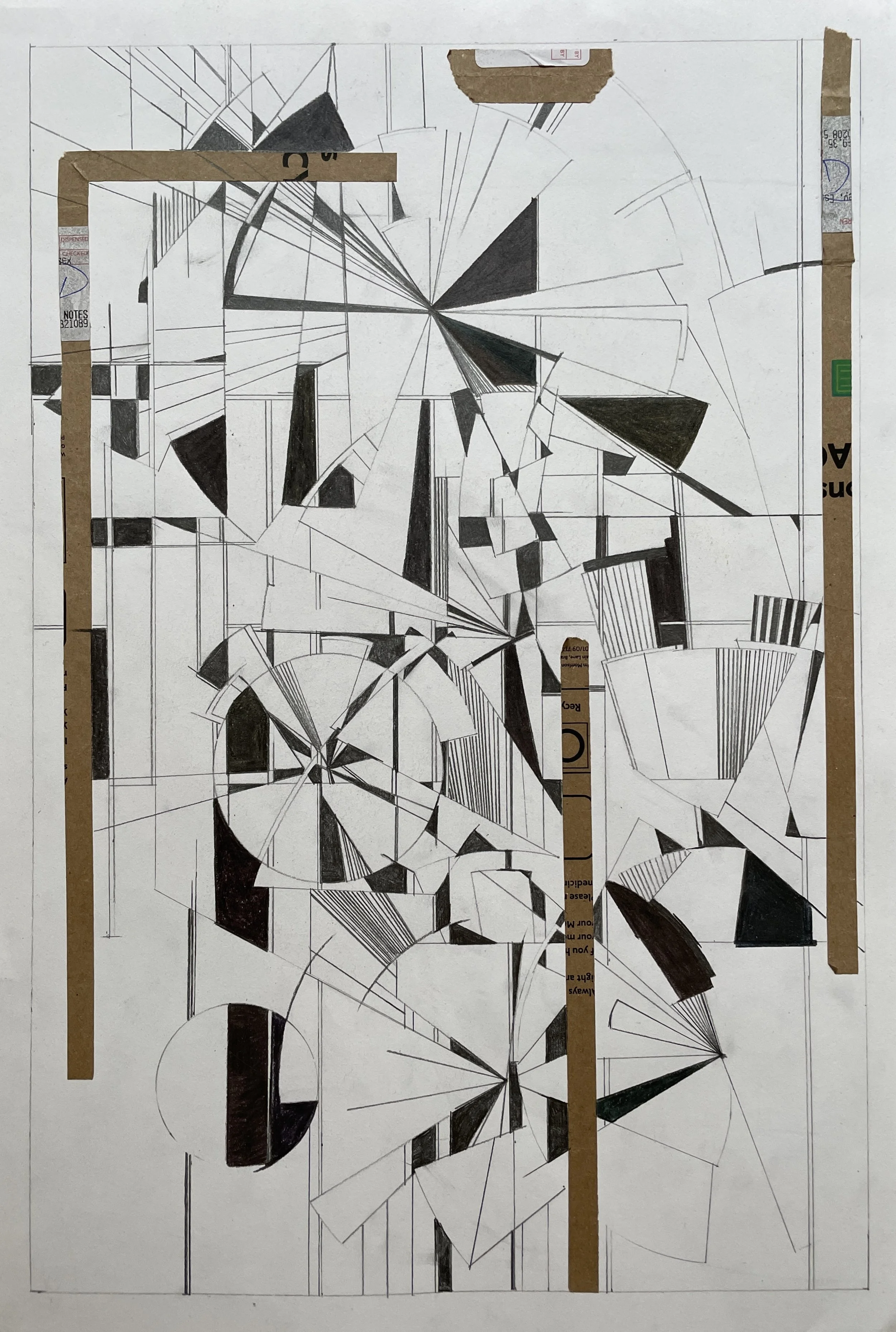 Water and Light 1
Pencil and collage
42 x 29.7 cm
£240