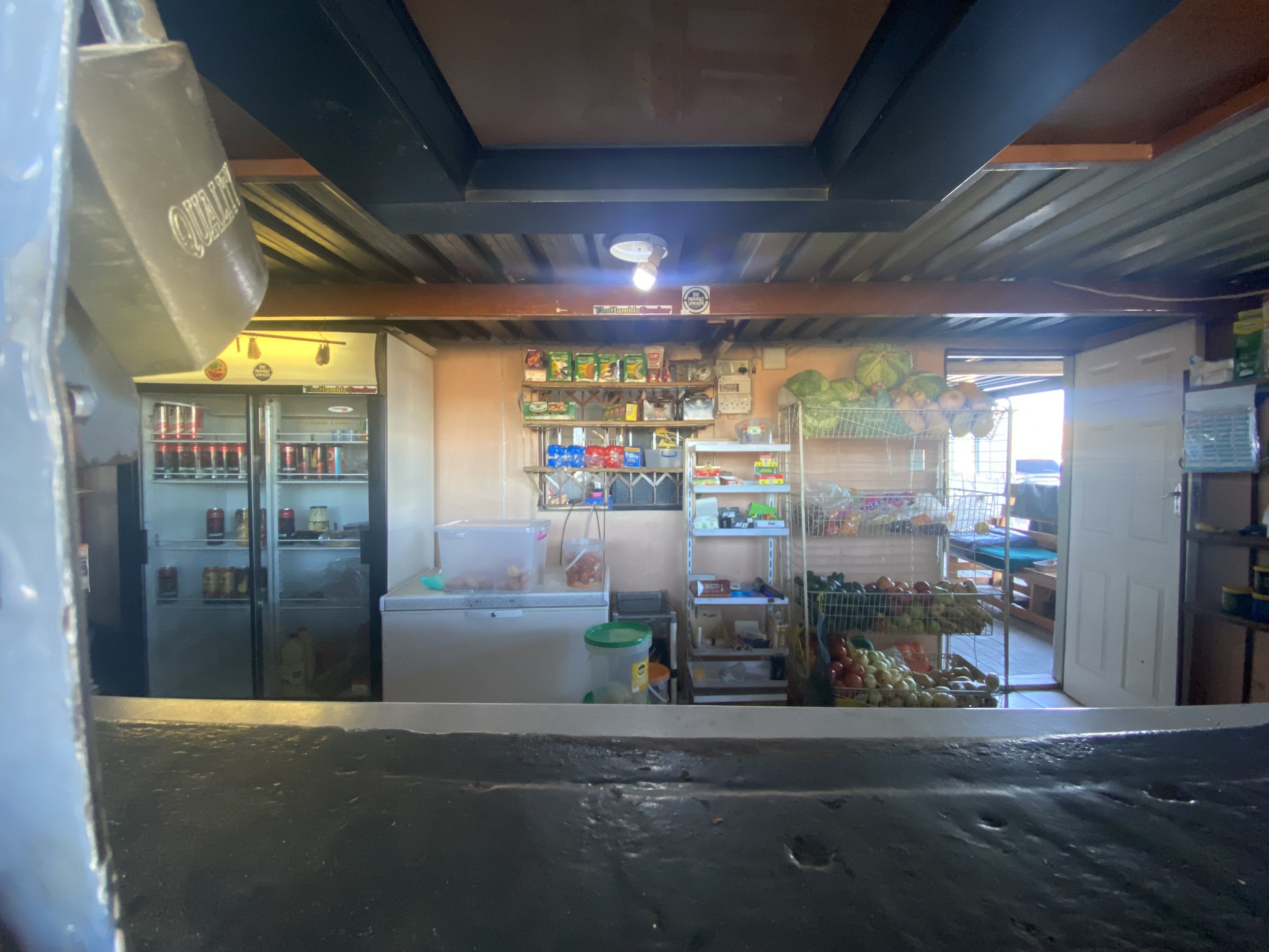 2025 | Spaza Shop as my work place at Namibia Township, Bloemfontein, South Africa