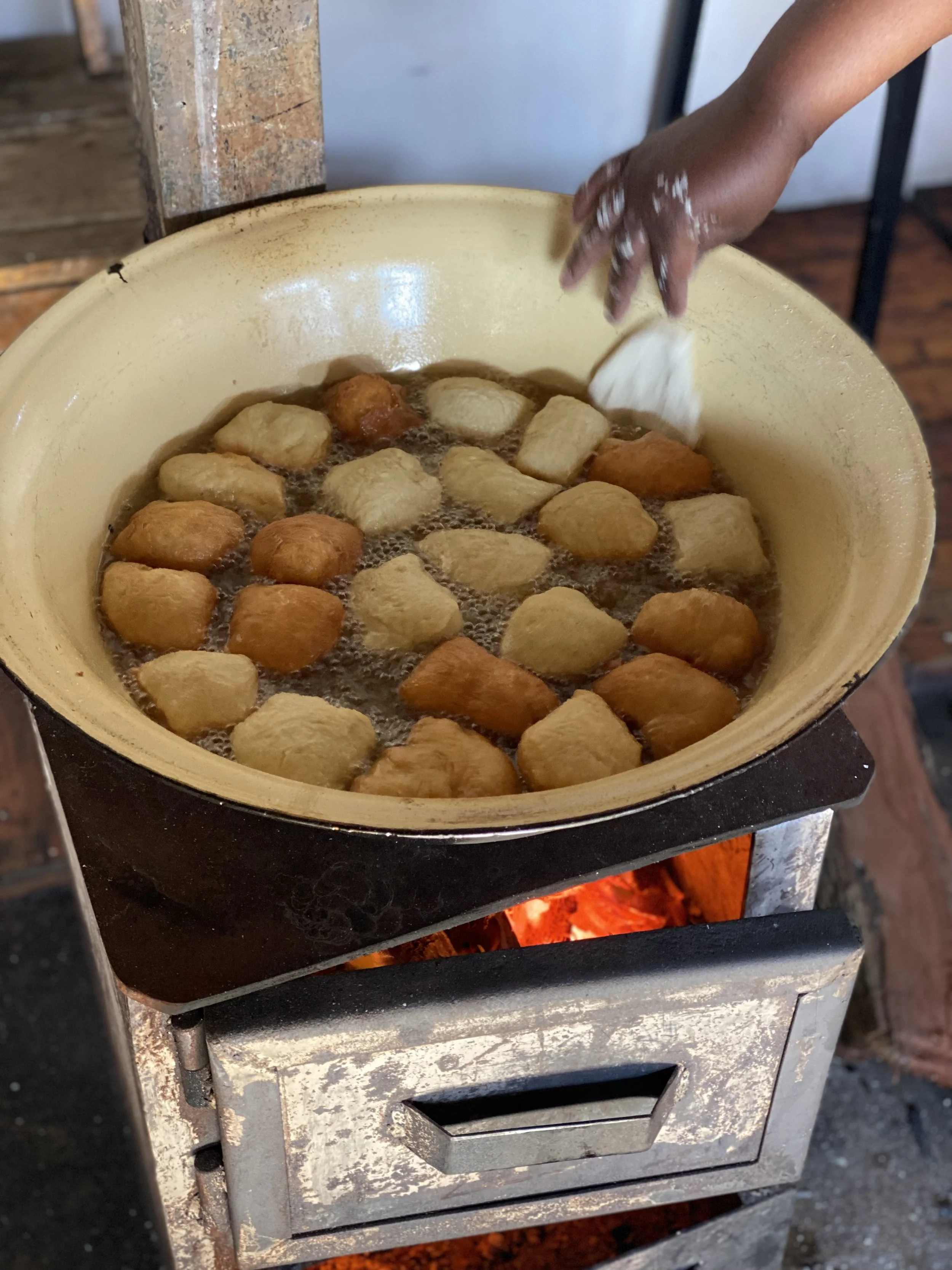 2025 | Namibia Township, Vetkoek Baking, Bloemfontein, South Africa