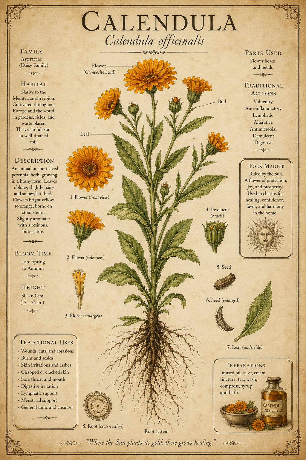 Calendula | Calendula officinalis