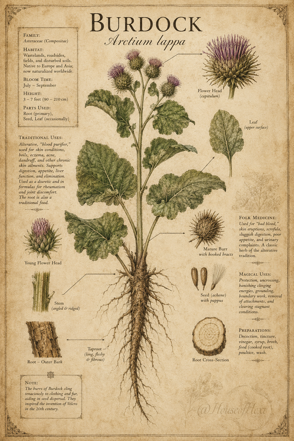Burdock | Arctium lappa