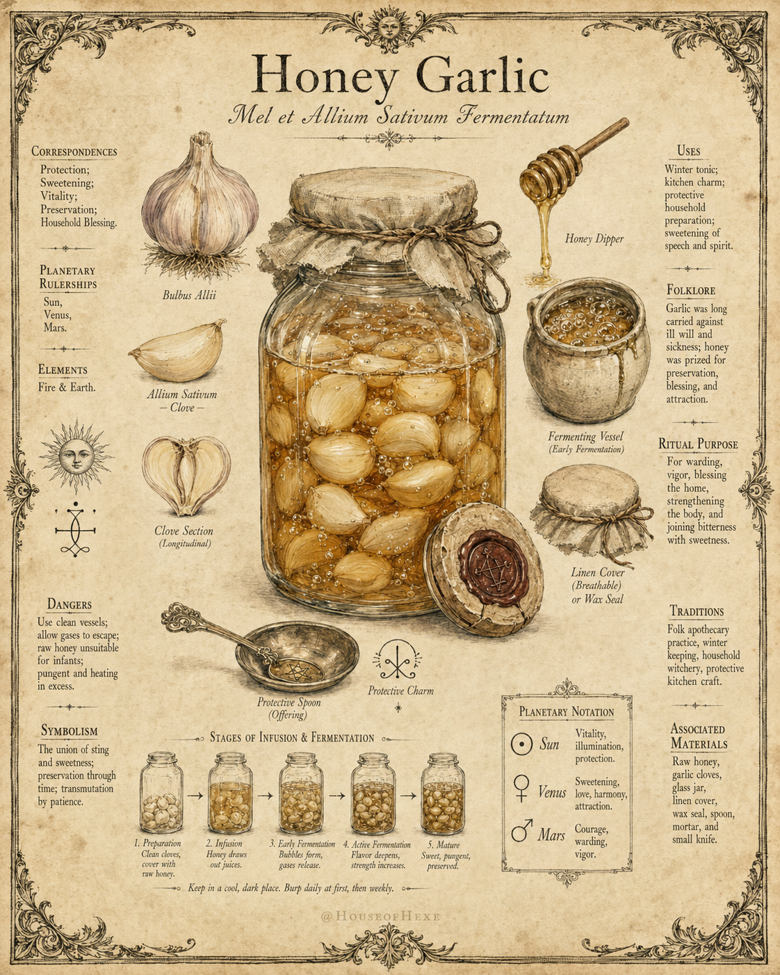 Fermented Honey Garlic