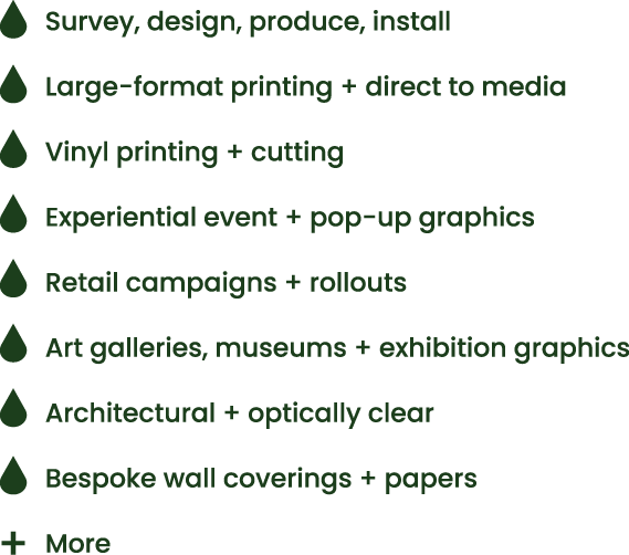 List of key services from FLIP. Creative