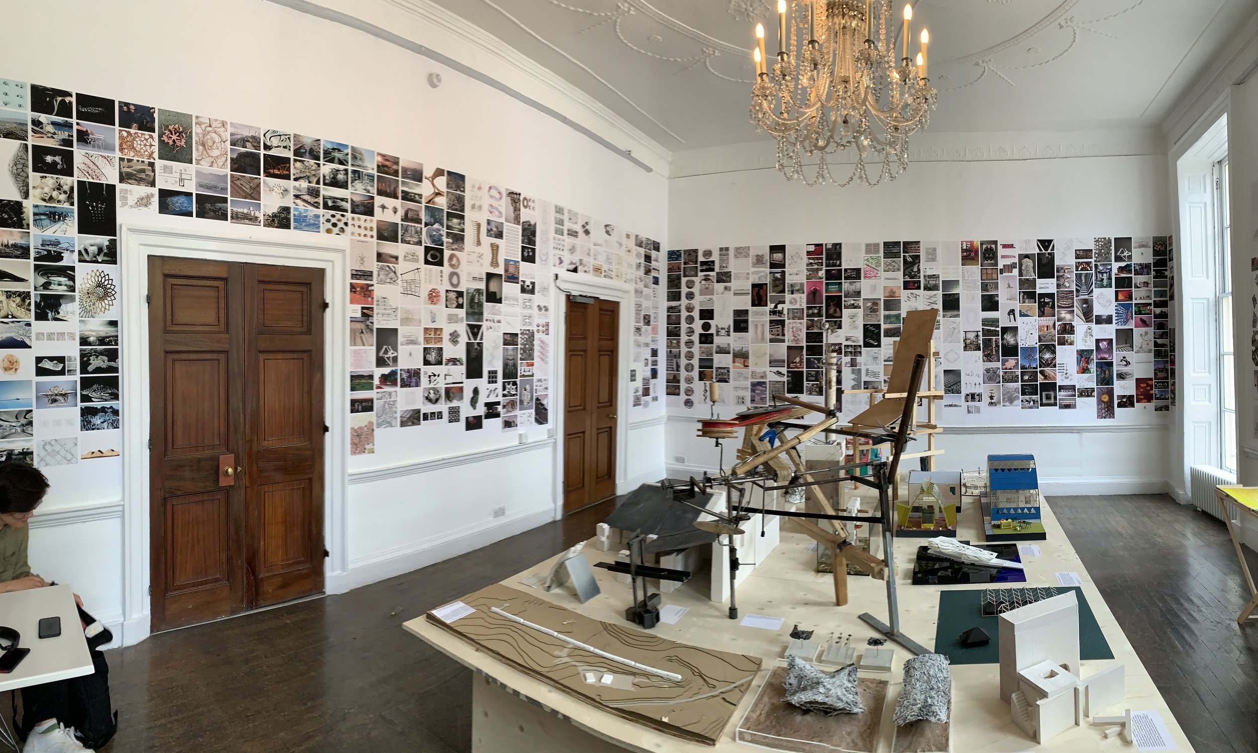 Art hanging installation