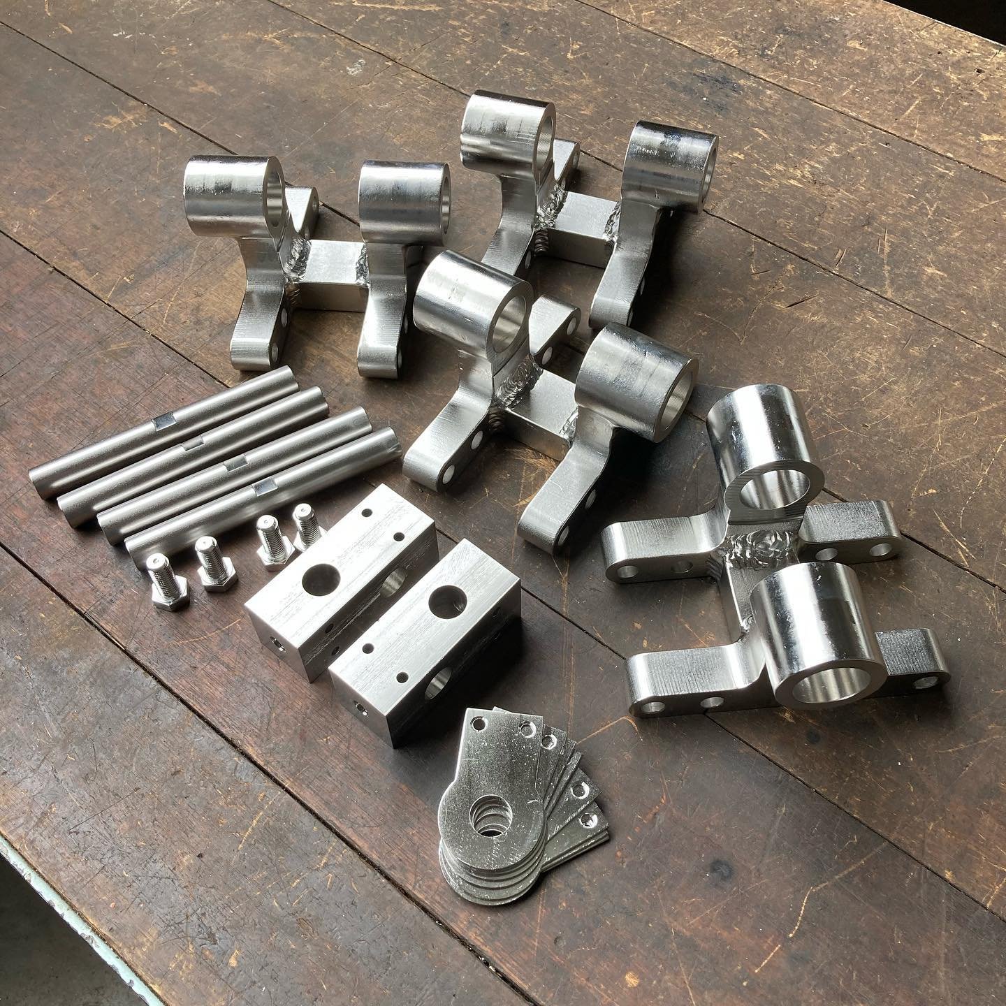 &lsquo;St Kilda&rsquo;s&rsquo; two universal joints are finished, electropolished and ready to assemble, once I receive some obscenely expensive and hopefully very long lasting bronze bushes. These custom made bushes, plugged with PTFE, are an underw