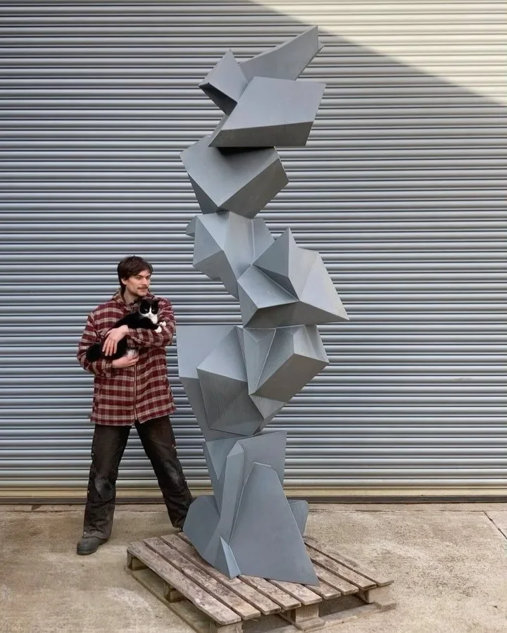 Back in January...

Following my previous post, I decided after much rumination to remake &ldquo;Safety in Numbers&rdquo; in Corten steel. Mk2 will be galvanised on the most part, but with rust bleeding through in places. In my time lapse video, I am