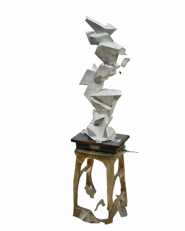 Back in February&hellip;

In order to make &ldquo;Safety in Numbers&rdquo; Mk2, I am scanning the original maquette. For the first time, miraculously, I used my iPhone camera to take 592 photos, before crunching them through PhotoCatch (completely fr