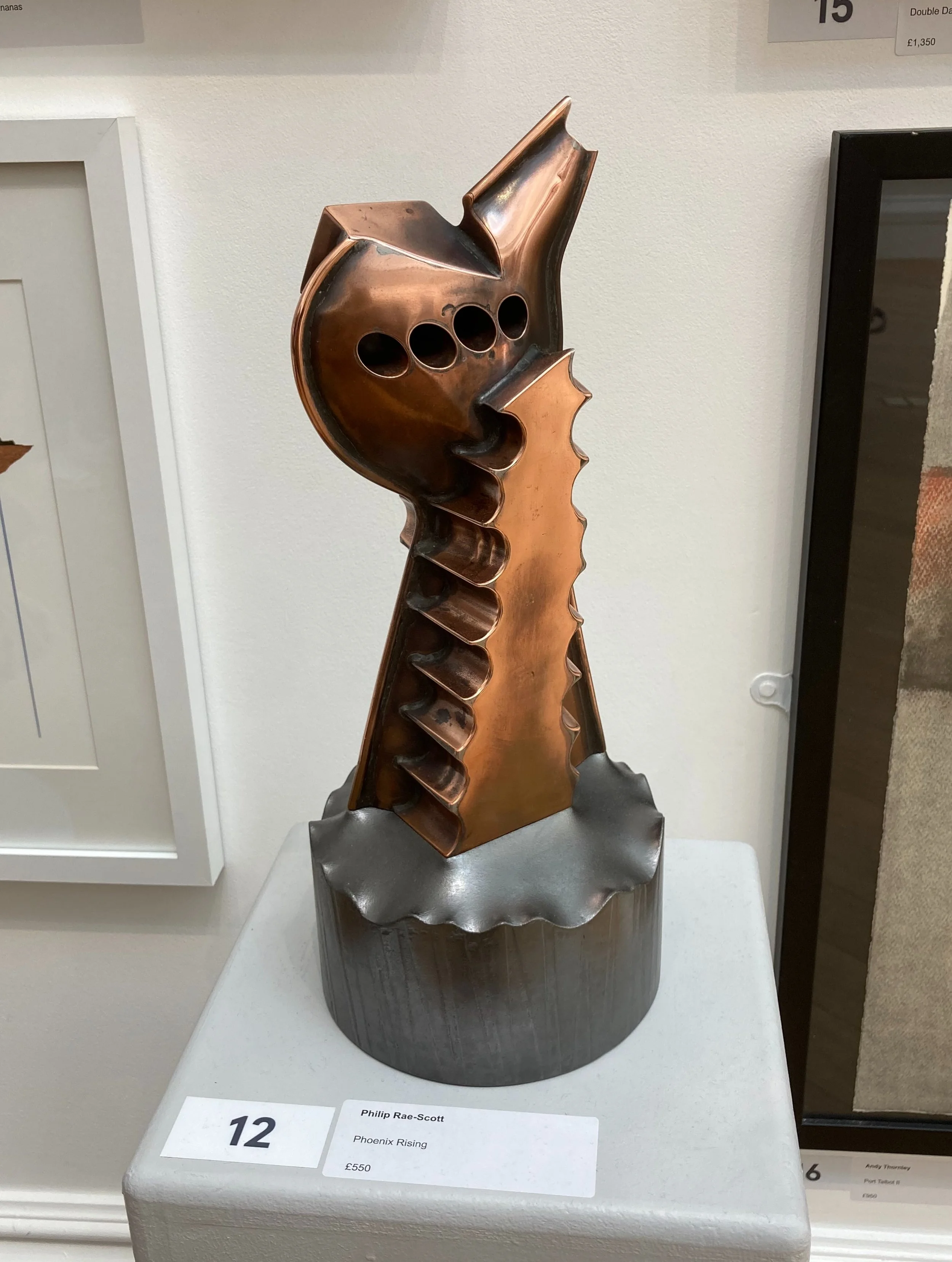I&rsquo;m exhibiting &lsquo;Phoenix Rising&rsquo; at the 173rd Annual Open Exhibition at @rwabristol until the 3rd January. The exhibition includes over 500 artworks in a magnificent, well lit gallery space. If you&rsquo;re in Bristol, I&rsquo;d high