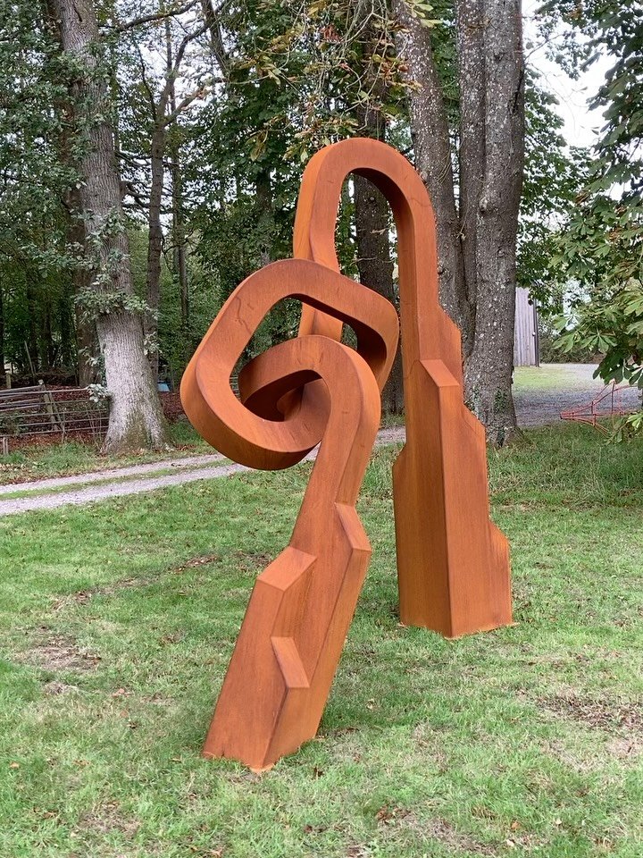 Join us today, 3pm - 7pm @moorwoodart near @hauserandwirth in Bruton to see &lsquo;A Nod to Chillida&rsquo;, shortly before she heads to her permanent home near St Tropez this coming week. All welcome, there&rsquo;s a lot of art to see, both at Moorw