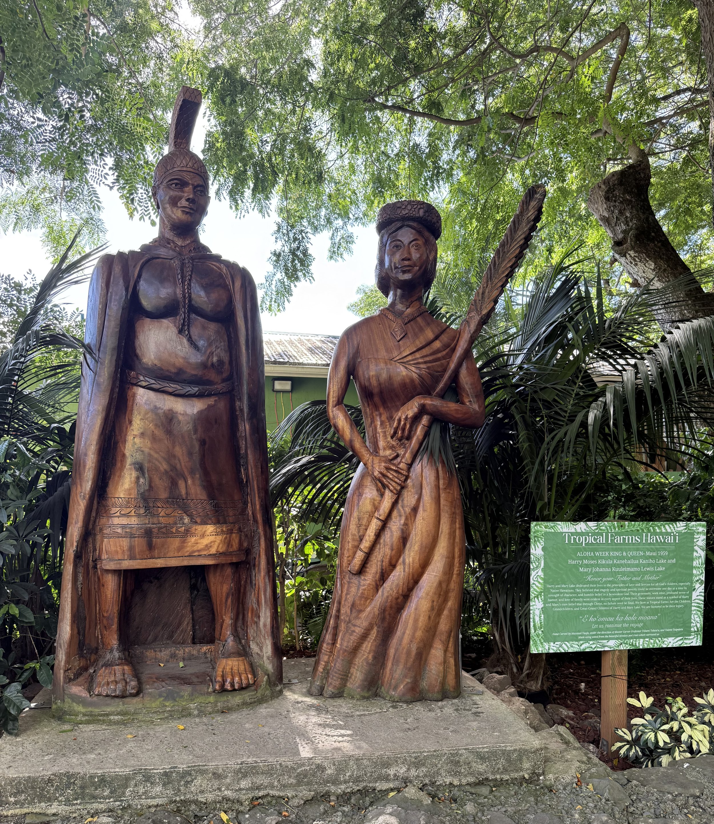 King Harry & Queen Mary Lake, Tropical Farms