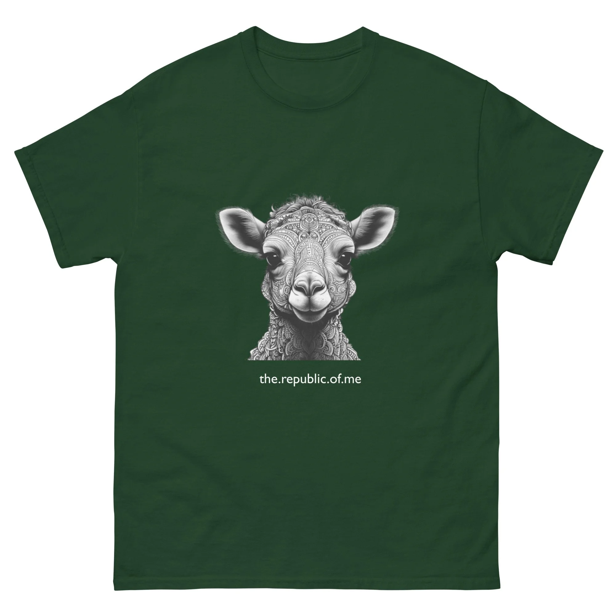 unisex-classic-tee-forest-green-front-687d3e3310ef9.jpg