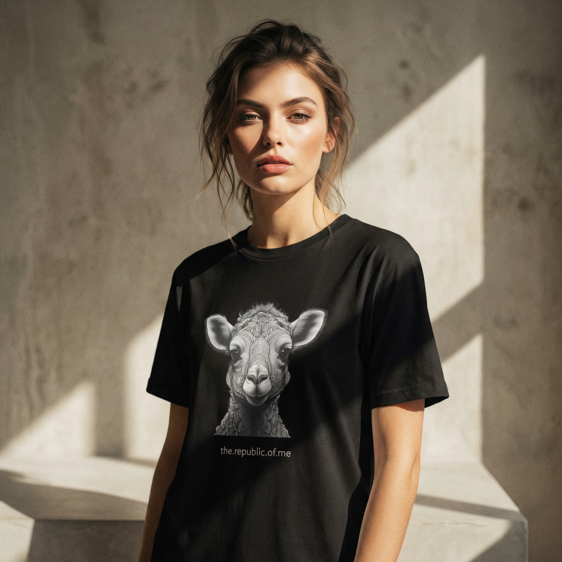 Camel unisex tee