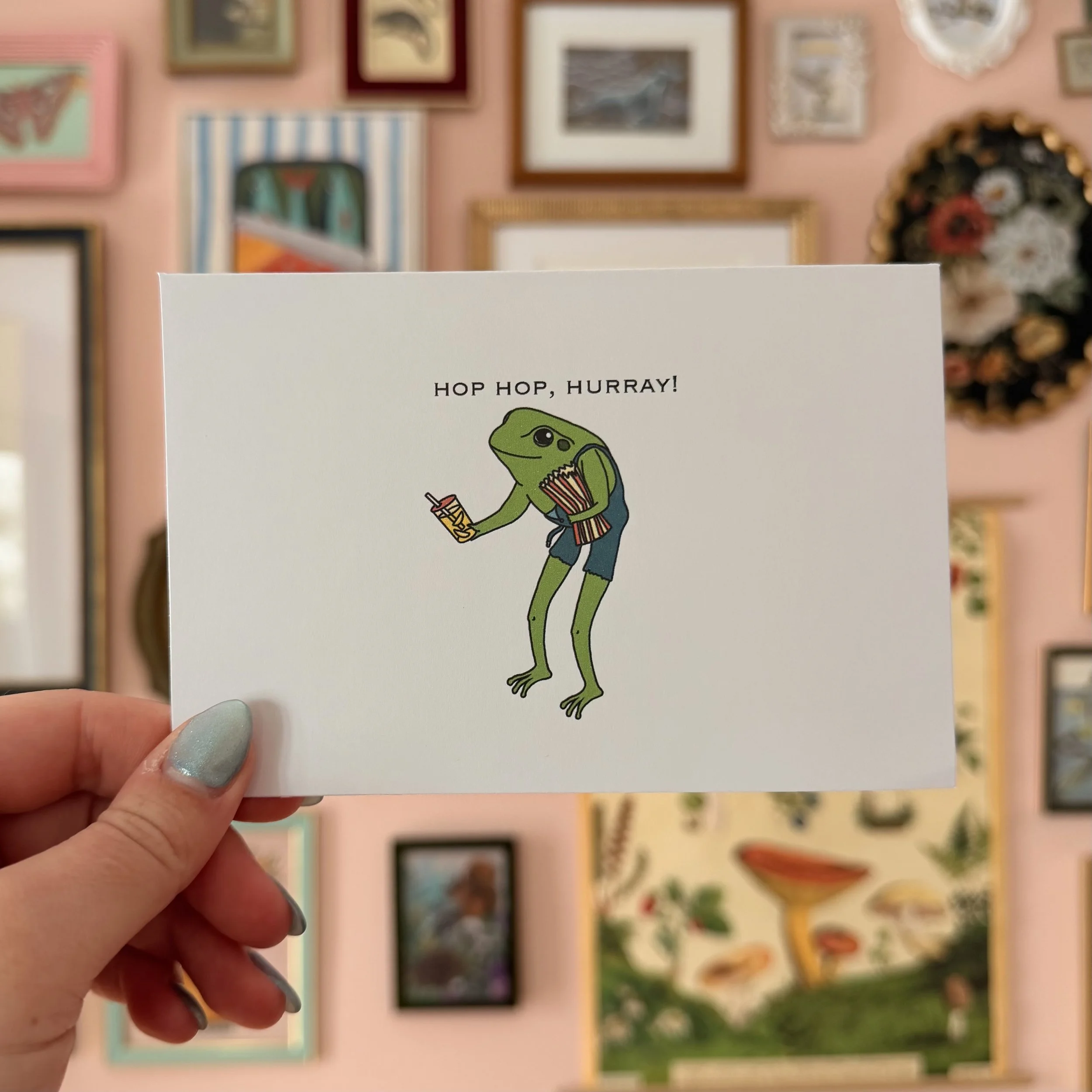 Hop Hop, Hurray Card