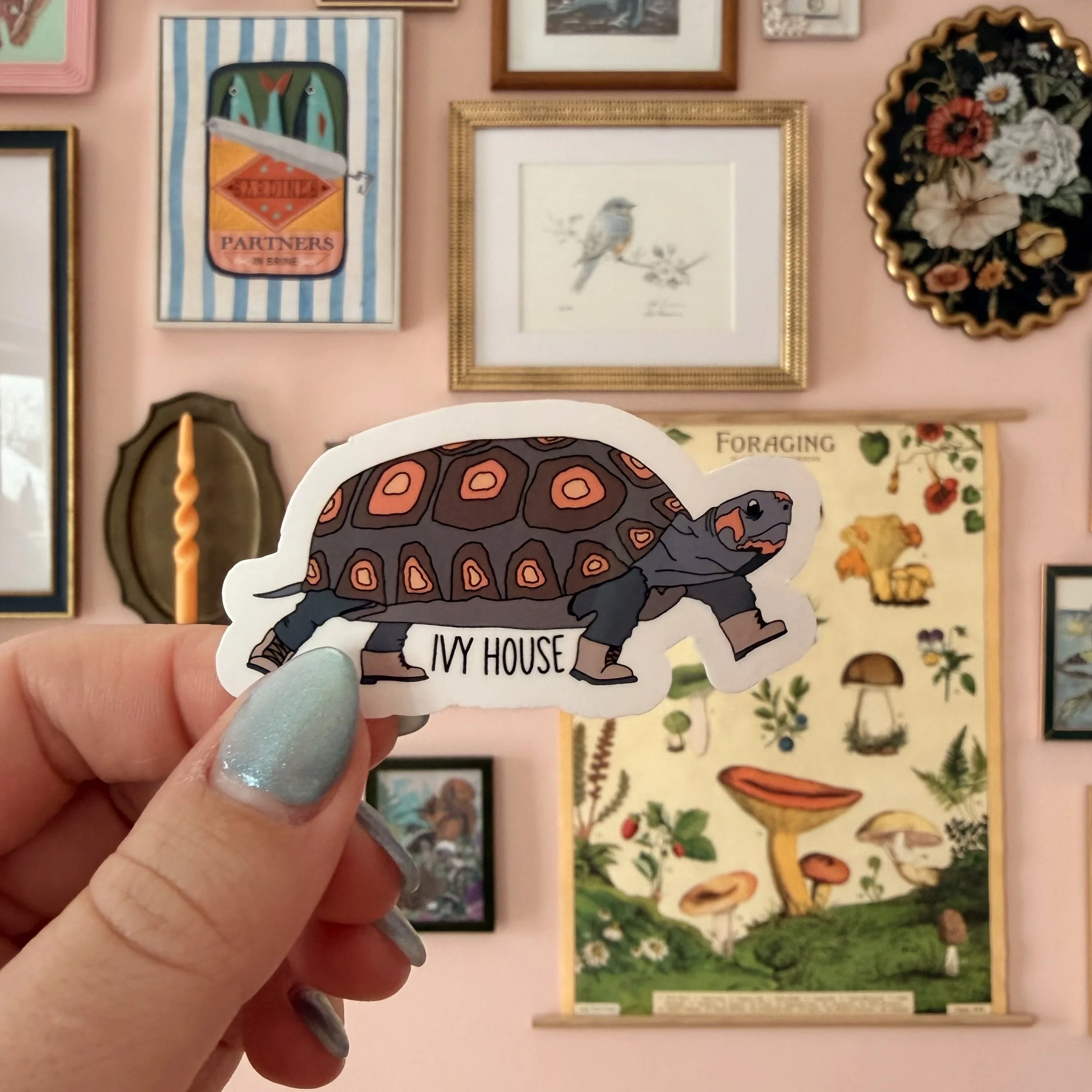 Hiking Turtle Bookmark