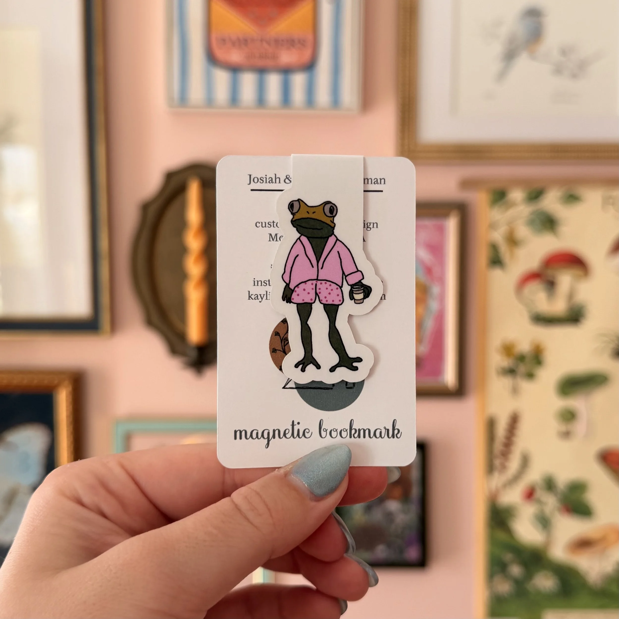 Pajama Frog Bookmark