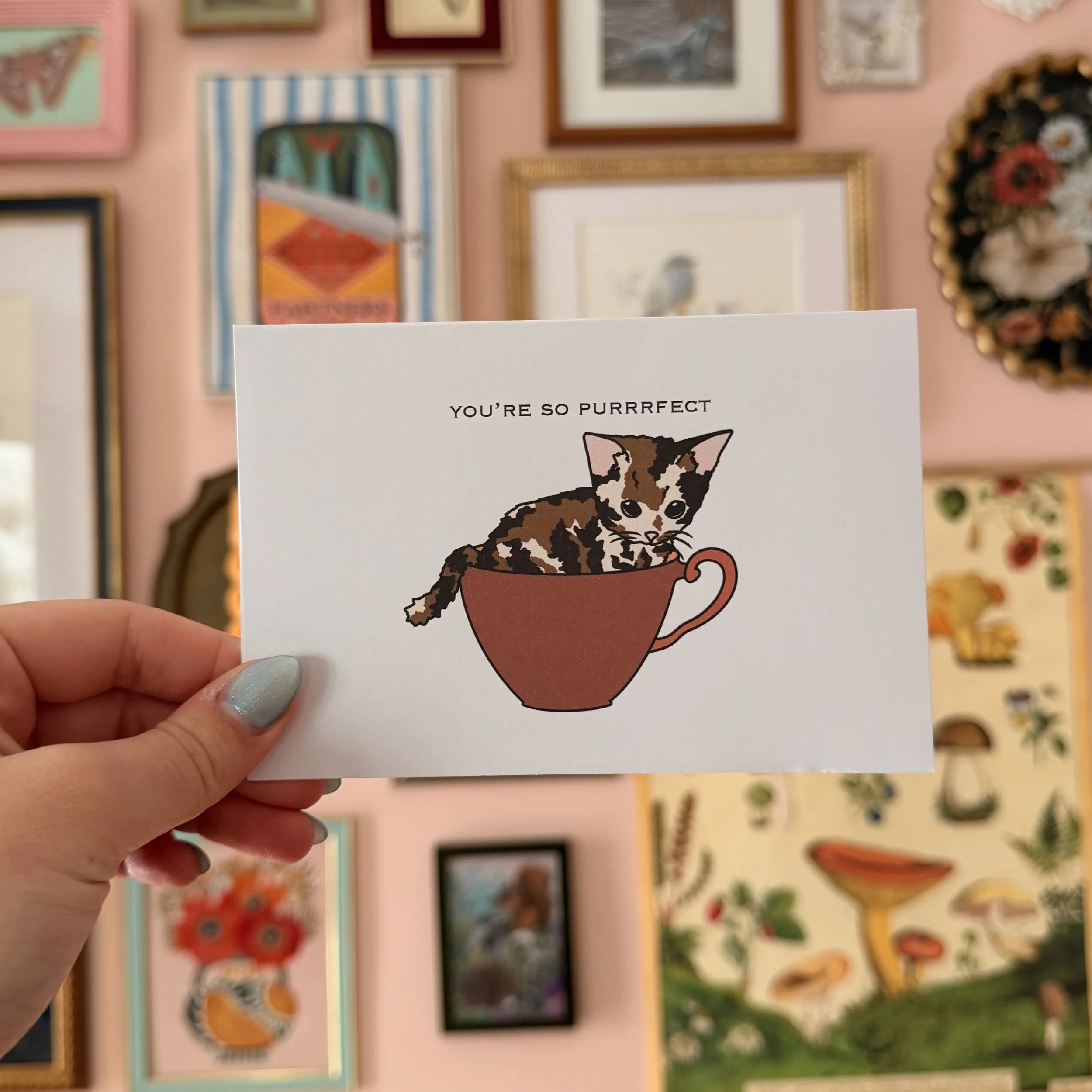 You’re so Purrrfect Card