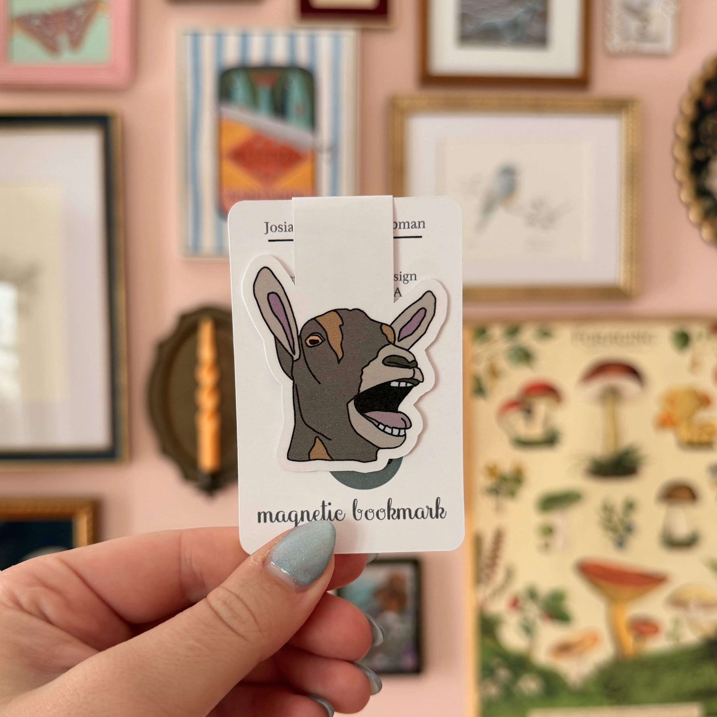 Screaming Goat Bookmark