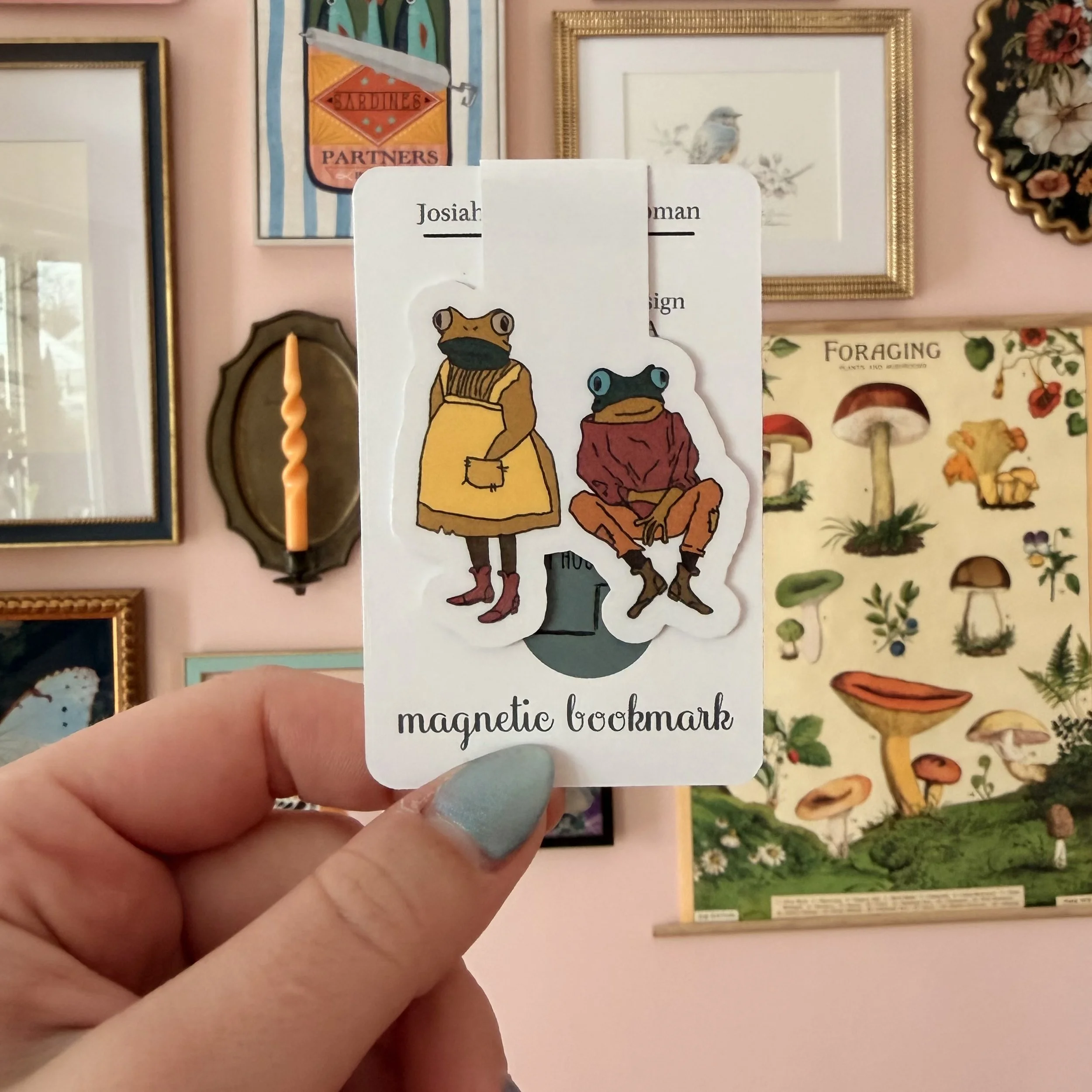 Funky Frogs Bookmark