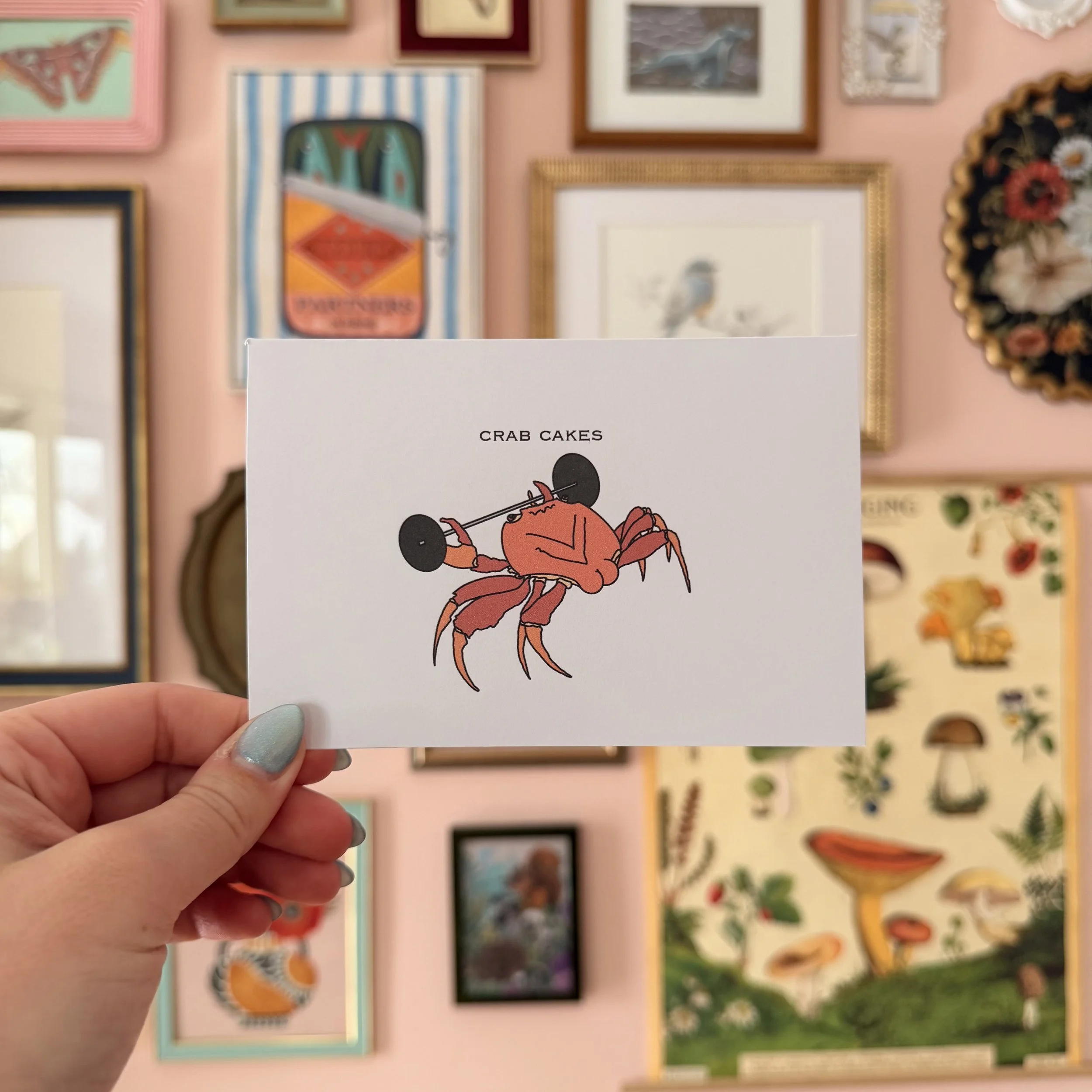 Crab Cakes Card